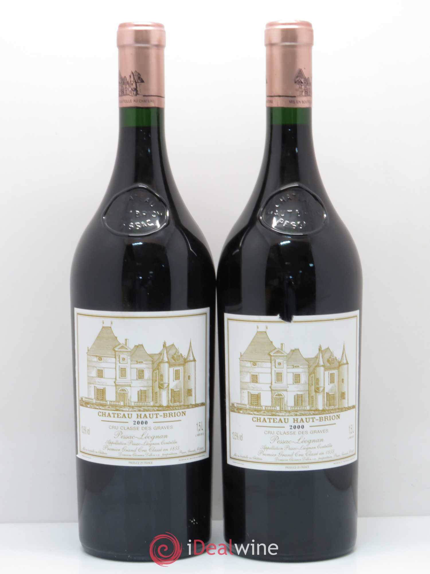 Caisse Carré d'As 2 Margaux - 2 Latour - 2 Petrus - 2 Haut Brion 2000 - Posten von 8 Magnum - 1