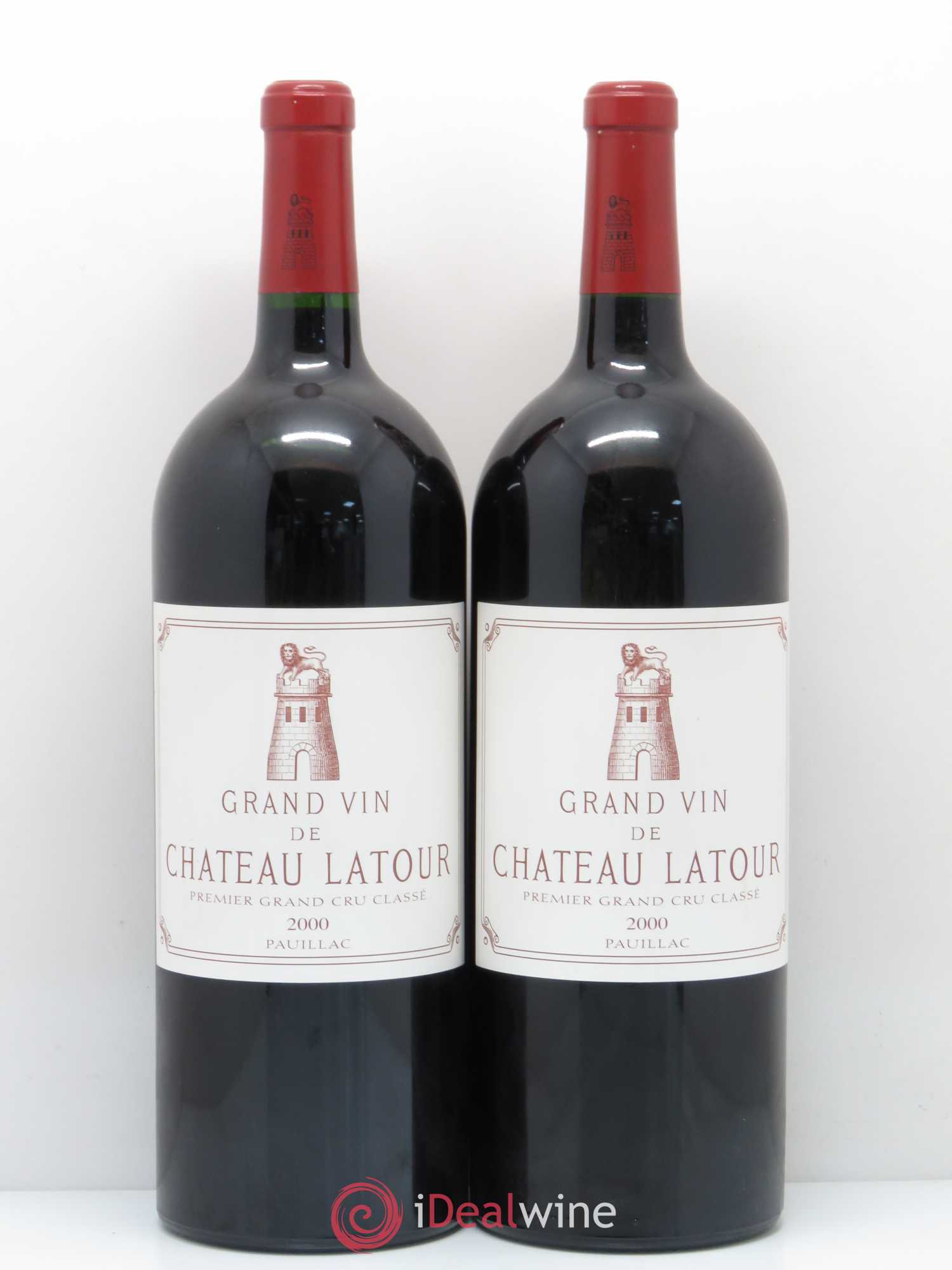 Caisse Carré d'As 2 Margaux - 2 Latour - 2 Petrus - 2 Haut Brion 2000 - Posten von 8 Magnum - 3