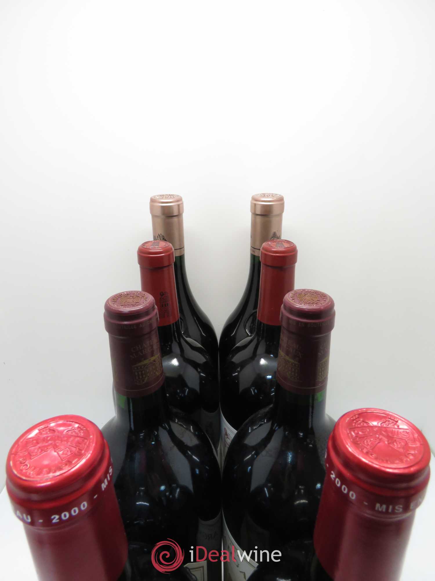 Caisse Carré d'As 2 Margaux - 2 Latour - 2 Petrus - 2 Haut Brion 2000 - Posten von 8 Magnum - 6