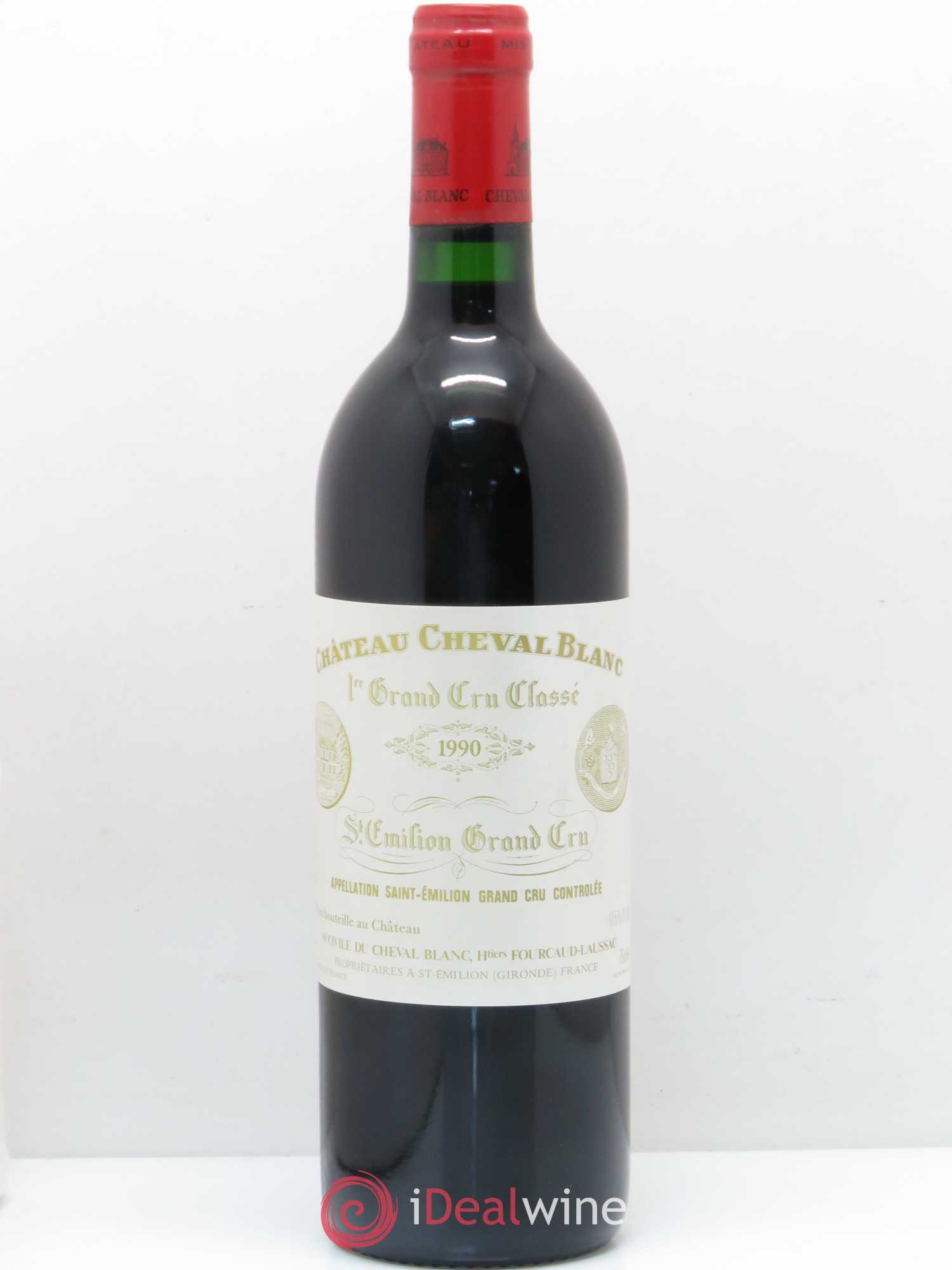 Château Cheval Blanc 1er Grand Cru Classé A 1990 - Lot de 1 bouteille - 0