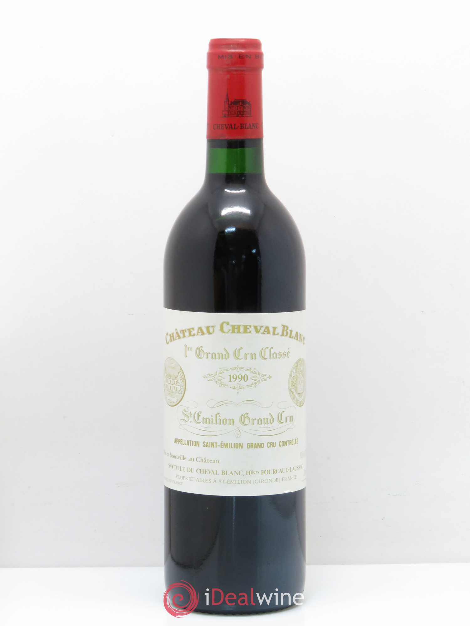 Château Cheval Blanc 1er Grand Cru Classé A 1990 - Lot de 1 bouteille - 0