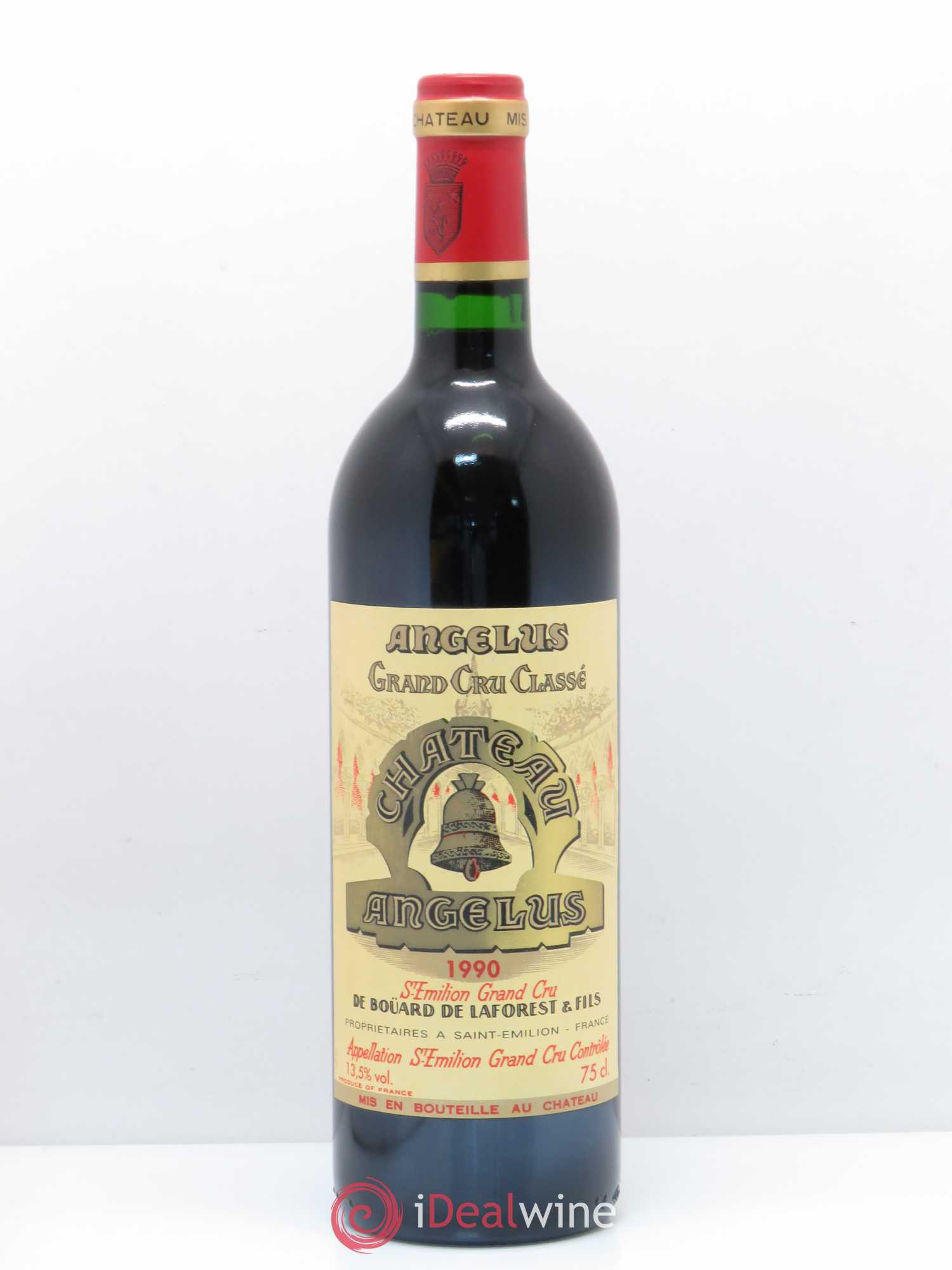 Château Angélus 1er Grand Cru Classé A 1990 - Lot de 1 bouteille - 0