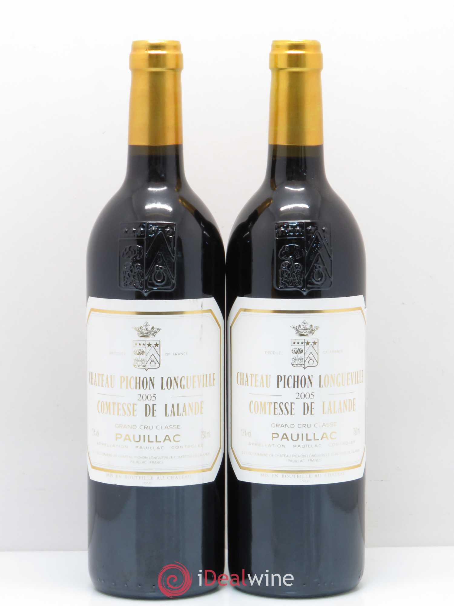 Château Pichon Longueville Comtesse de Lalande 2ème Grand Cru Classé 2005 - Lot de 2 bouteilles - 0