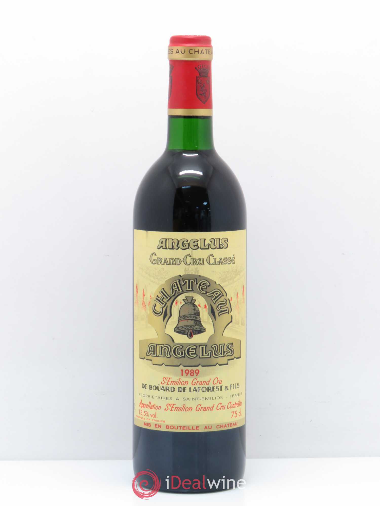 Château Angélus 1er Grand Cru Classé A 1989 - Lot de 1 bouteille - 0