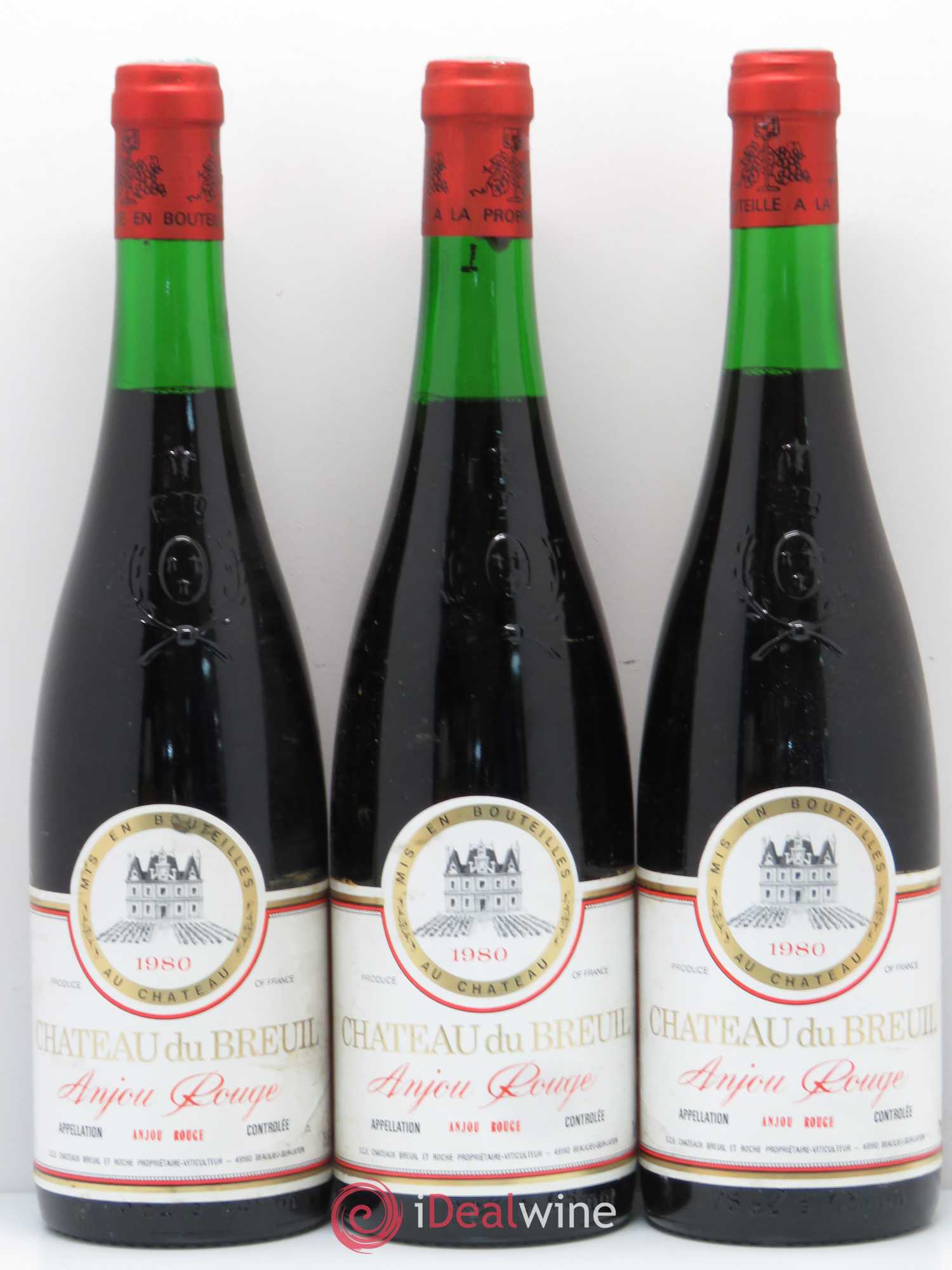 Anjou Château du Breuil (sans prix de réserve) 1980 - Posten von 5 Flaschen - 1