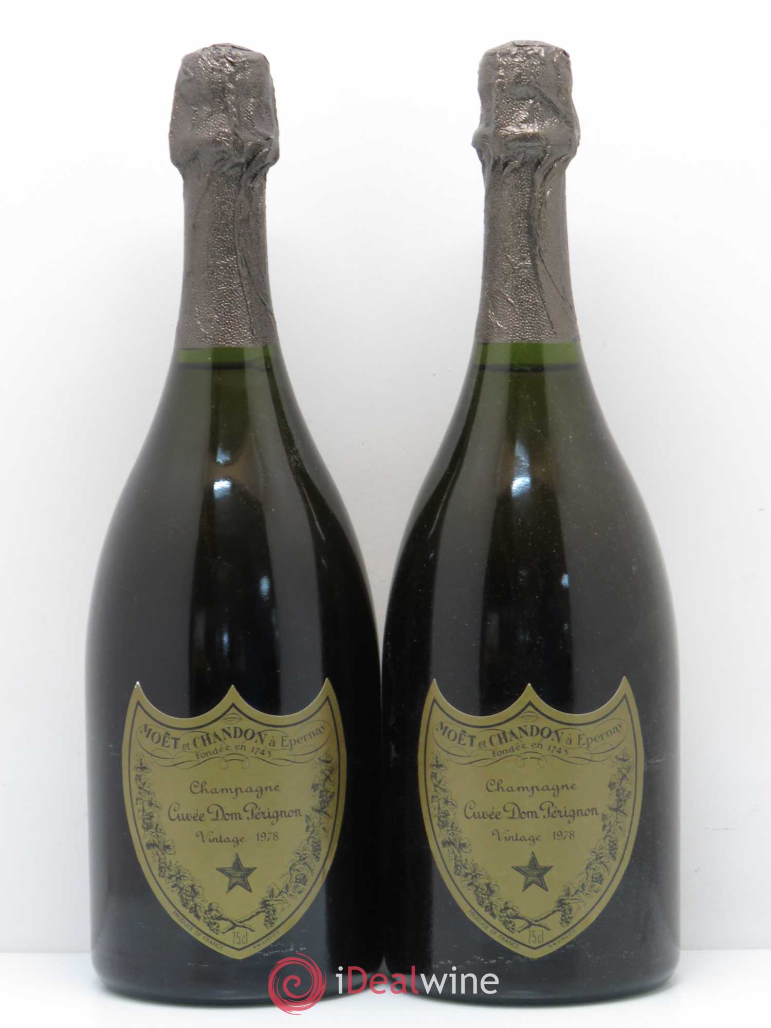 Brut Dom Pérignon 1978 - Lot de 2 bouteilles - 0