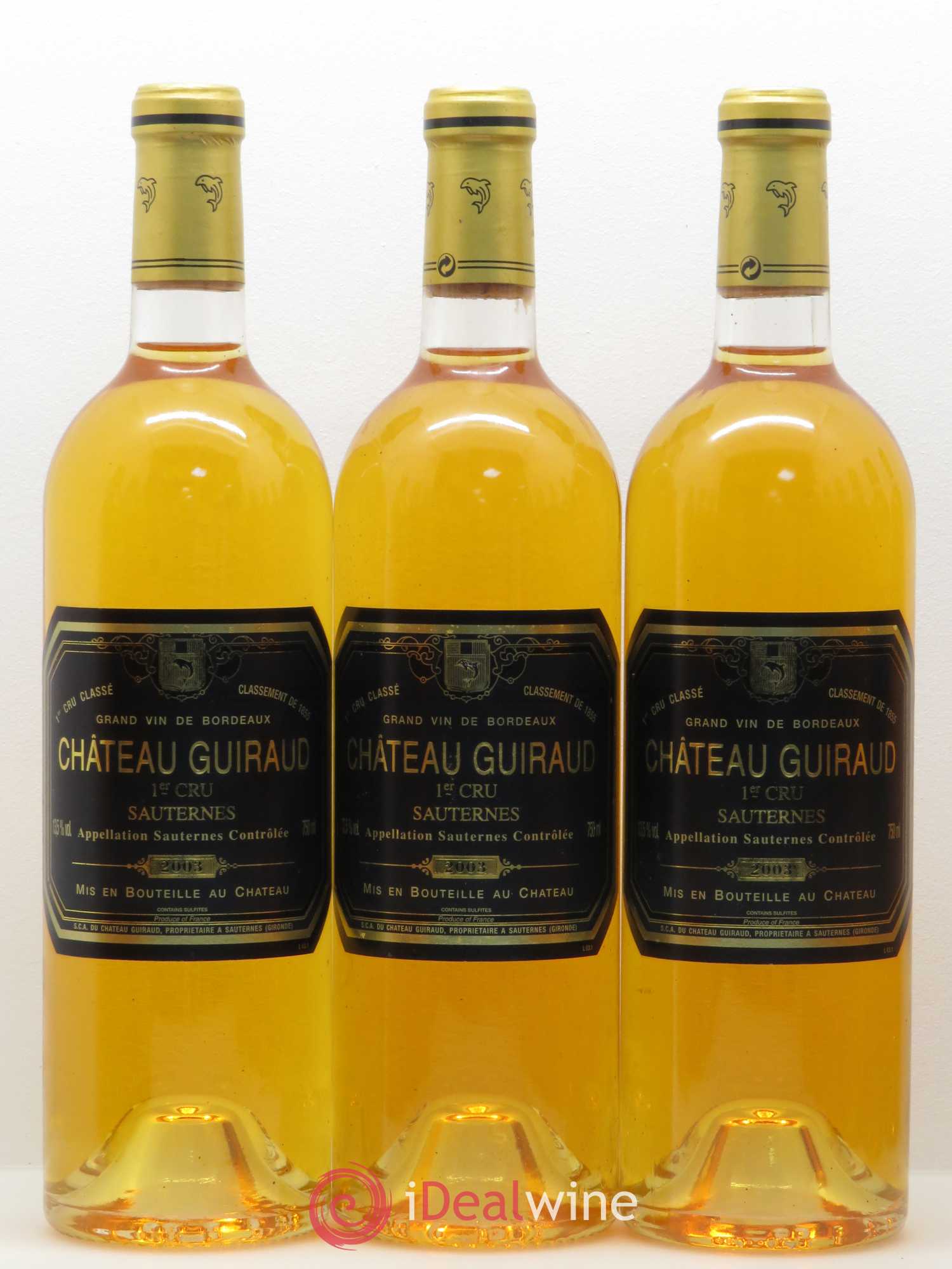 Château Guiraud 1er Grand Cru Classé 2003 - Lotto di 12 bottiglie - 1