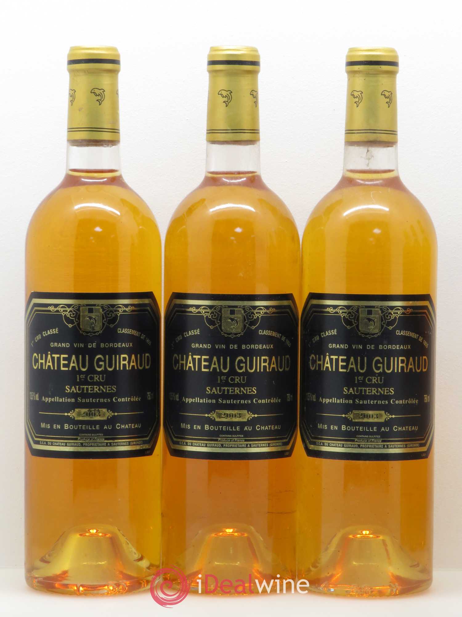 Château Guiraud 1er Grand Cru Classé 2003 - Lotto di 12 bottiglie - 3