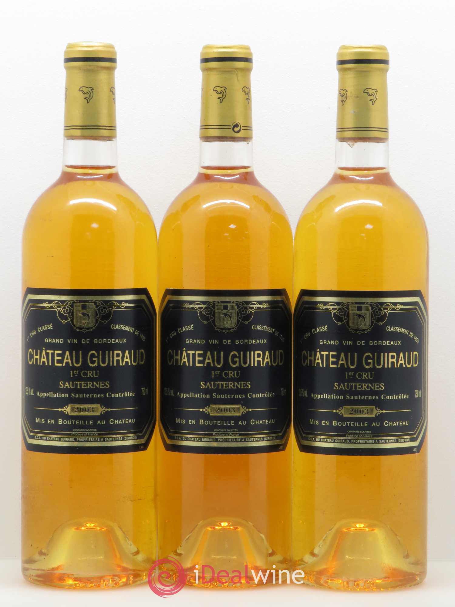 Château Guiraud 1er Grand Cru Classé 2003 - Lotto di 12 bottiglie - 4
