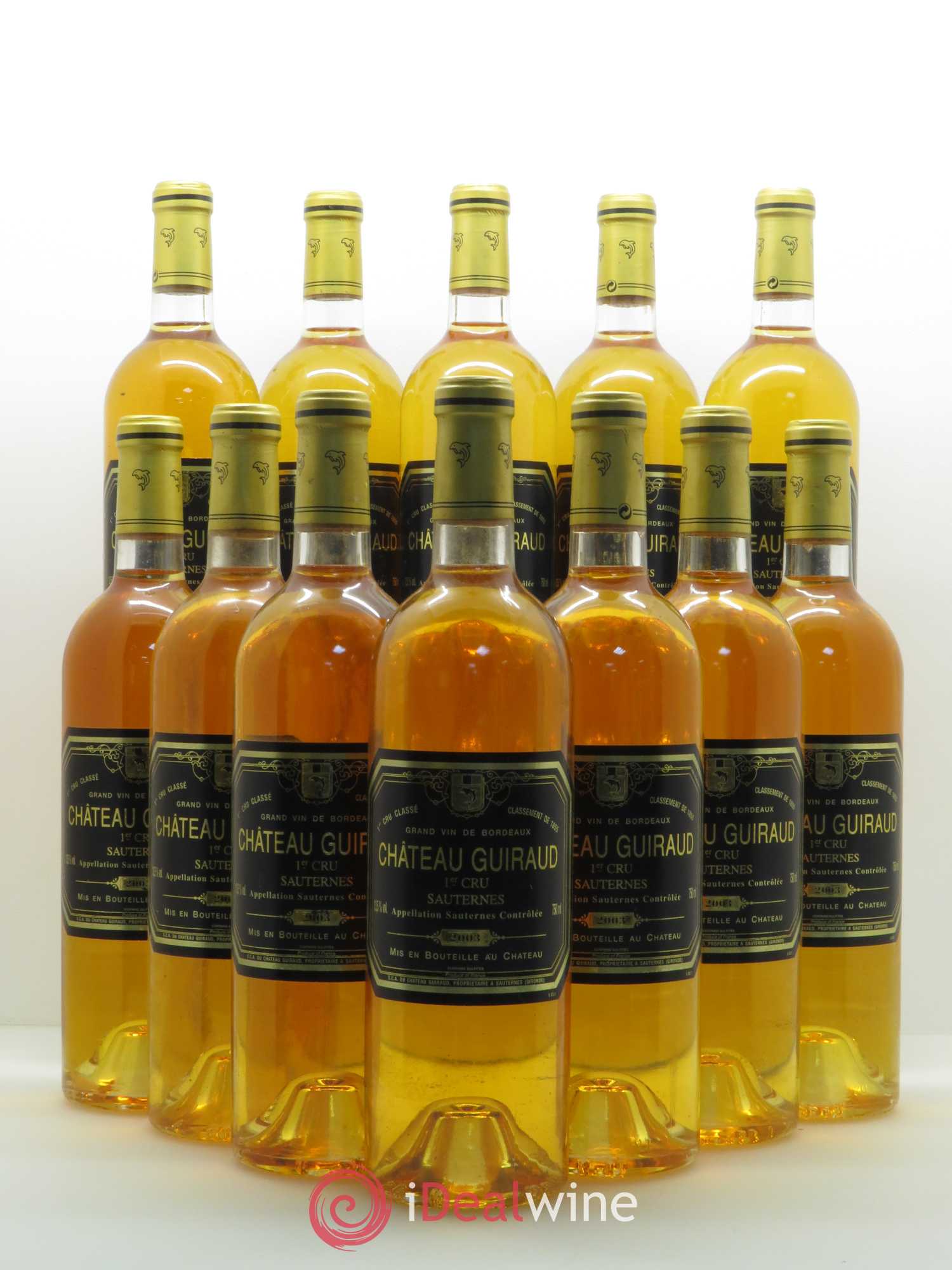 Château Guiraud 1er Grand Cru Classé 2003 - Lotto di 12 bottiglie - 0