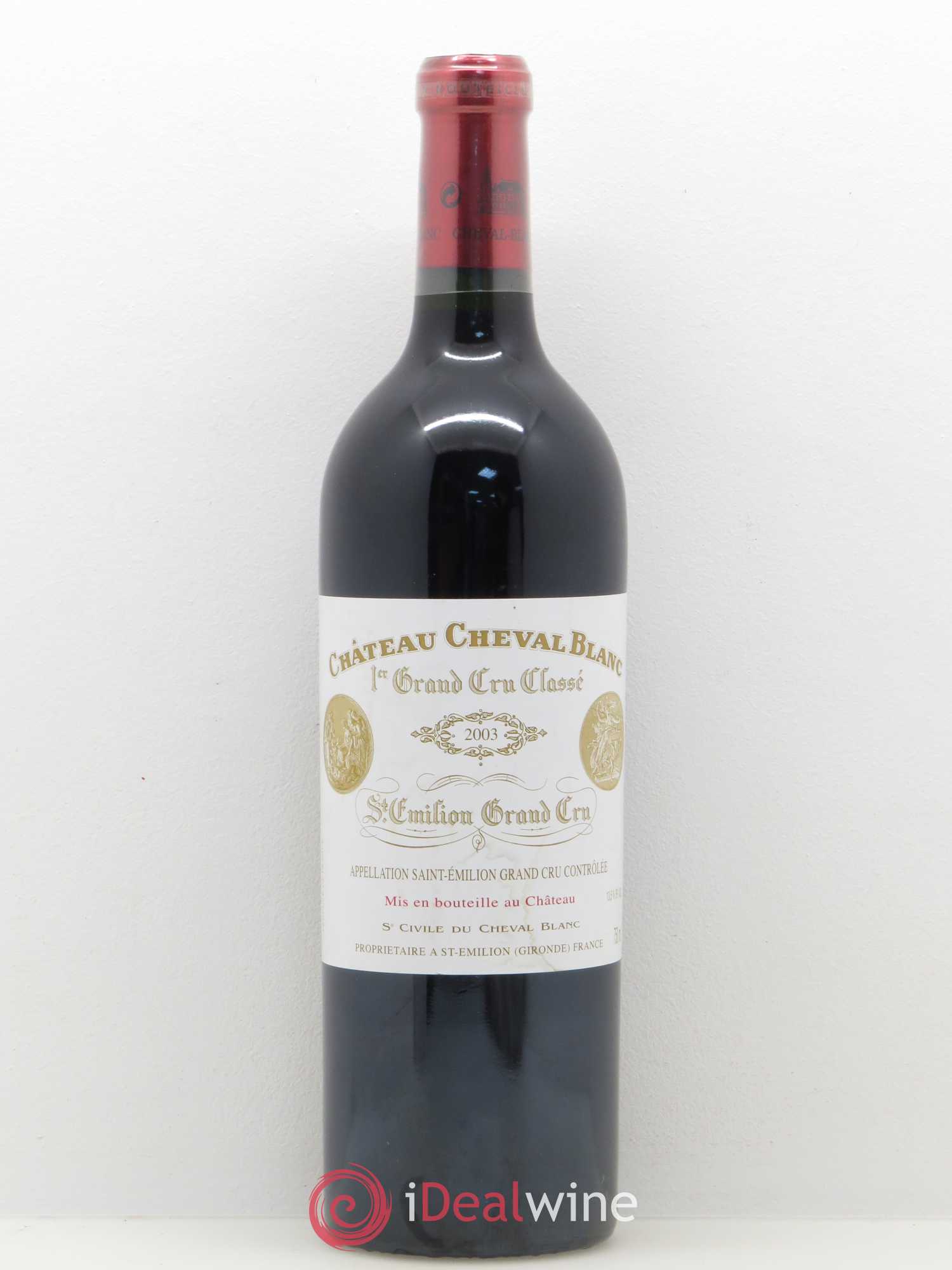Château Cheval Blanc 1er Grand Cru Classé A 2003 - Lot de 1 bouteille - 0