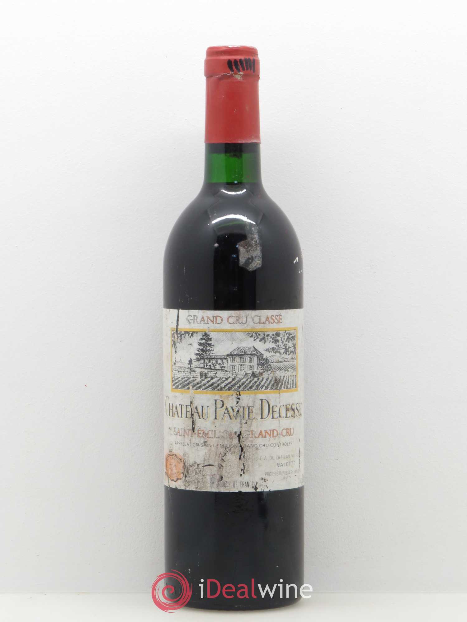 Château Pavie Decesse Grand Cru Classé 1986 - Lot de 1 bouteille - 0