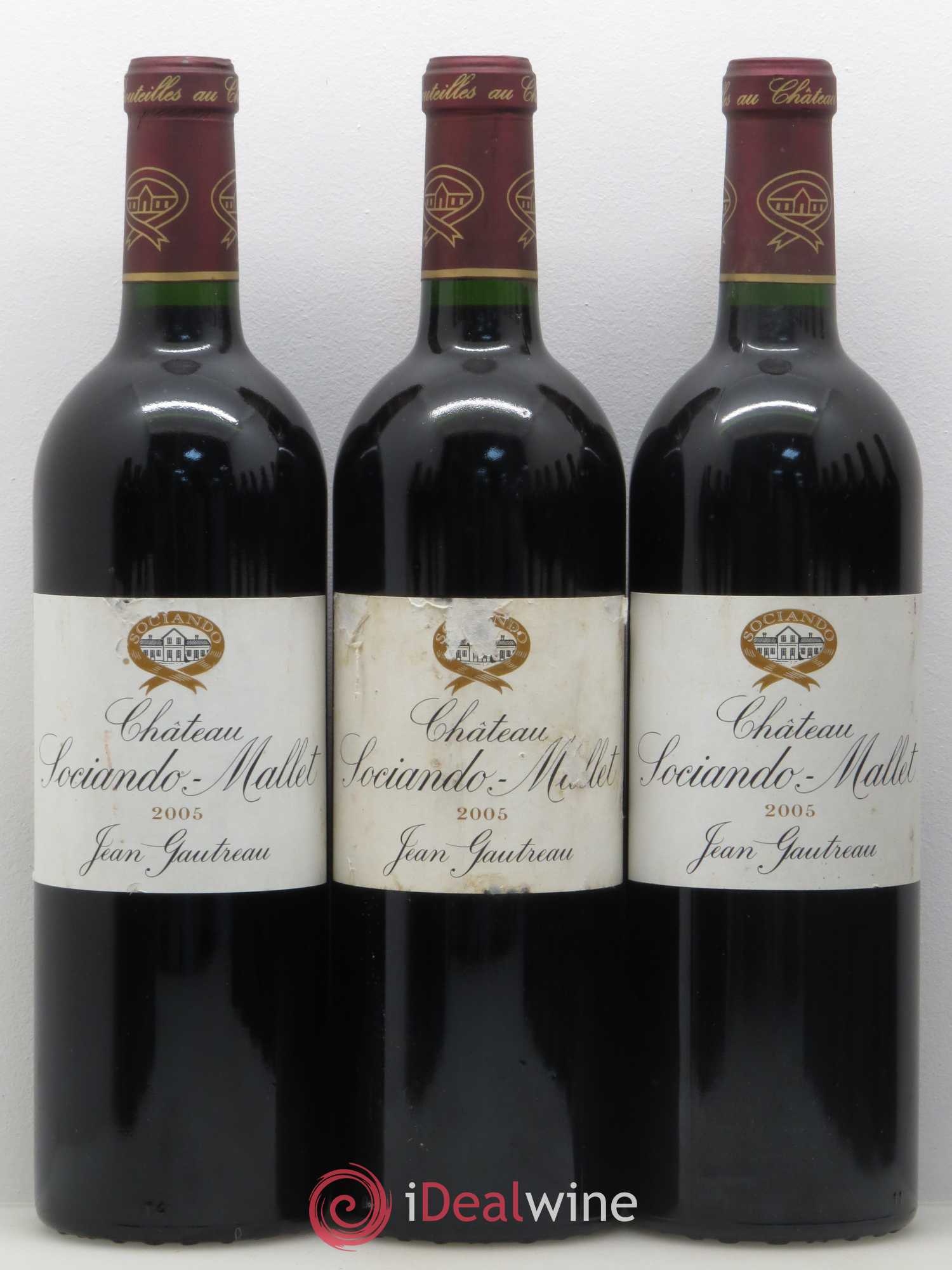 Château Sociando Mallet 2005 - Lot de 12 bouteilles - 1