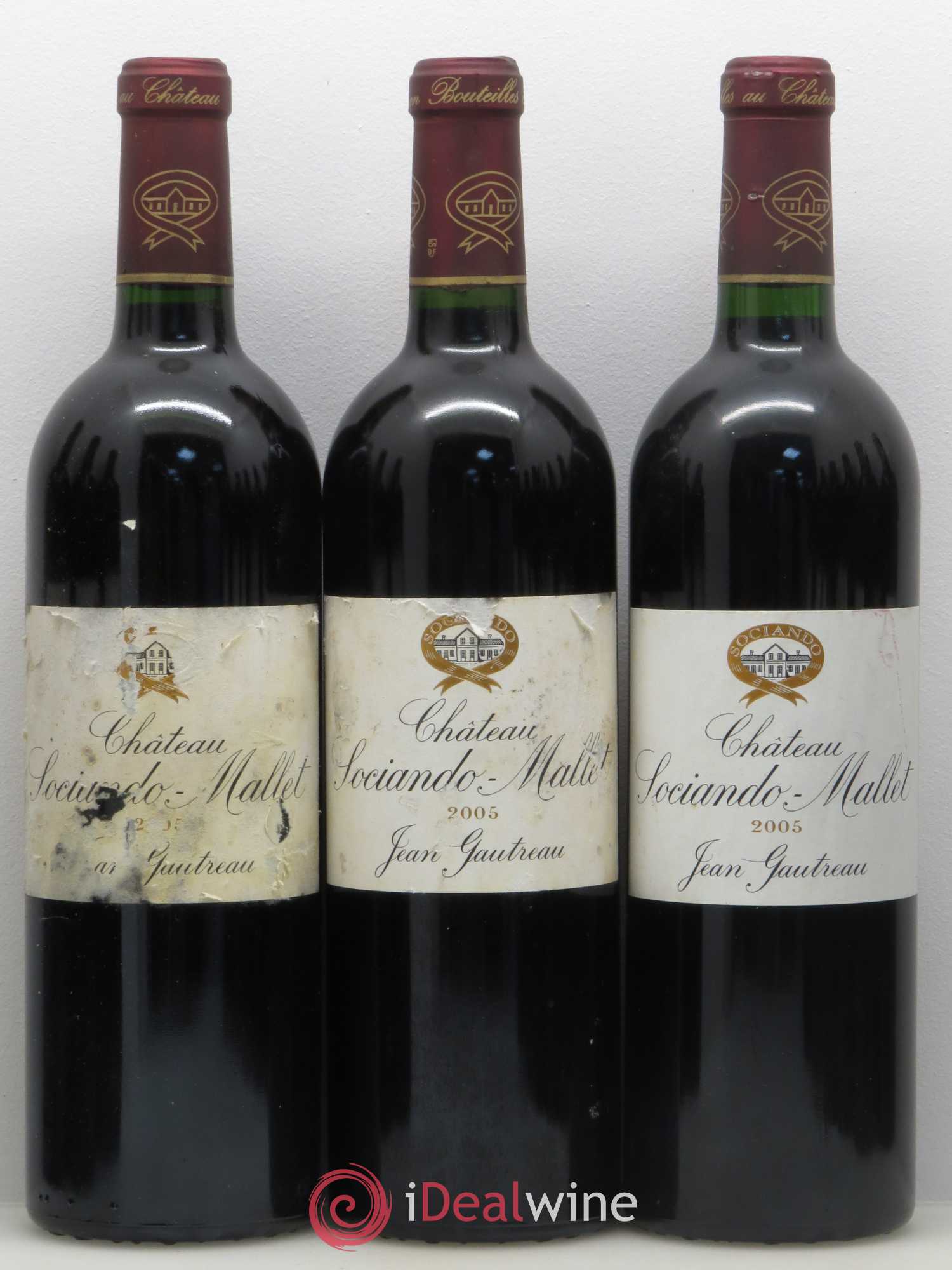 Château Sociando Mallet 2005 - Lot de 12 bouteilles - 2