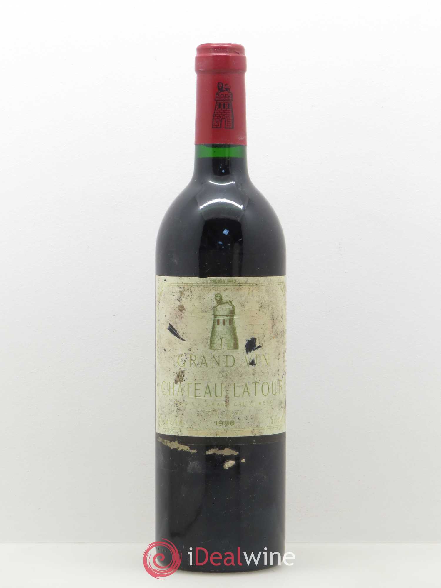 Château Latour 1er Grand Cru Classé 1986 - Lot de 1 bouteille - 0