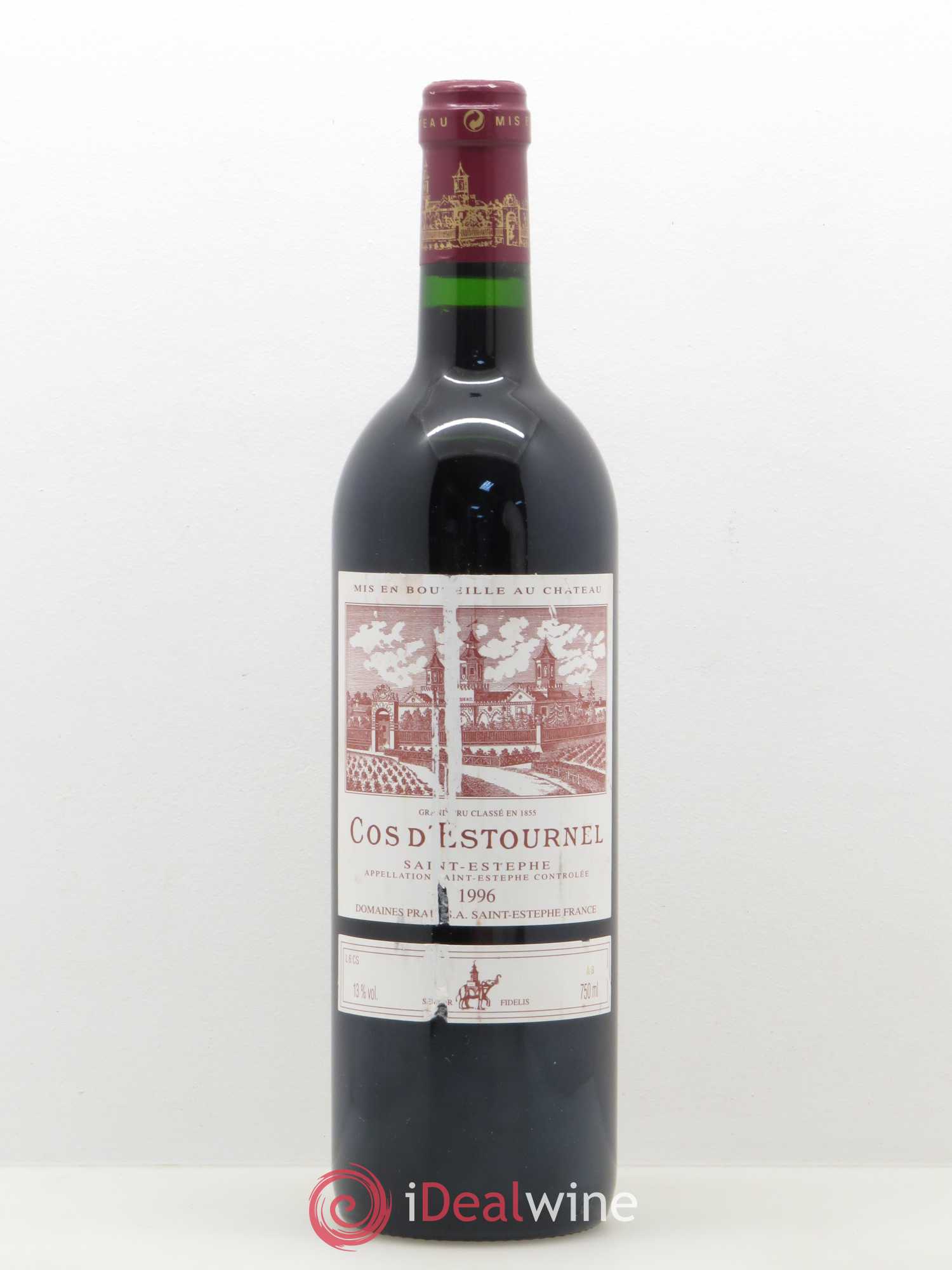 Cos d'Estournel 2ème Grand Cru Classé 1996 - Lot de 1 bouteille - 0