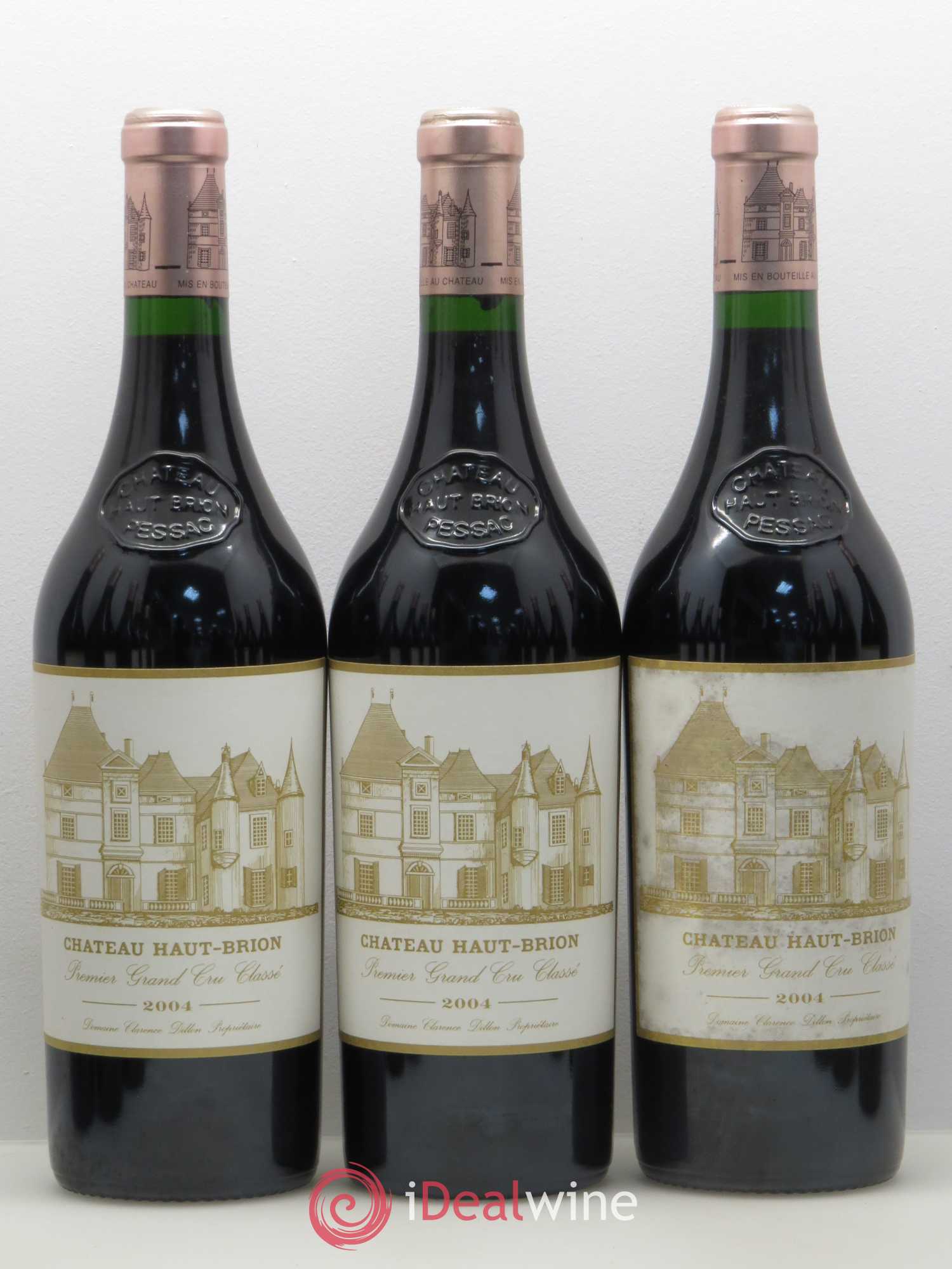 Château Haut Brion 1er Grand Cru Classé 2004 - Lot de 12 bouteilles - 1
