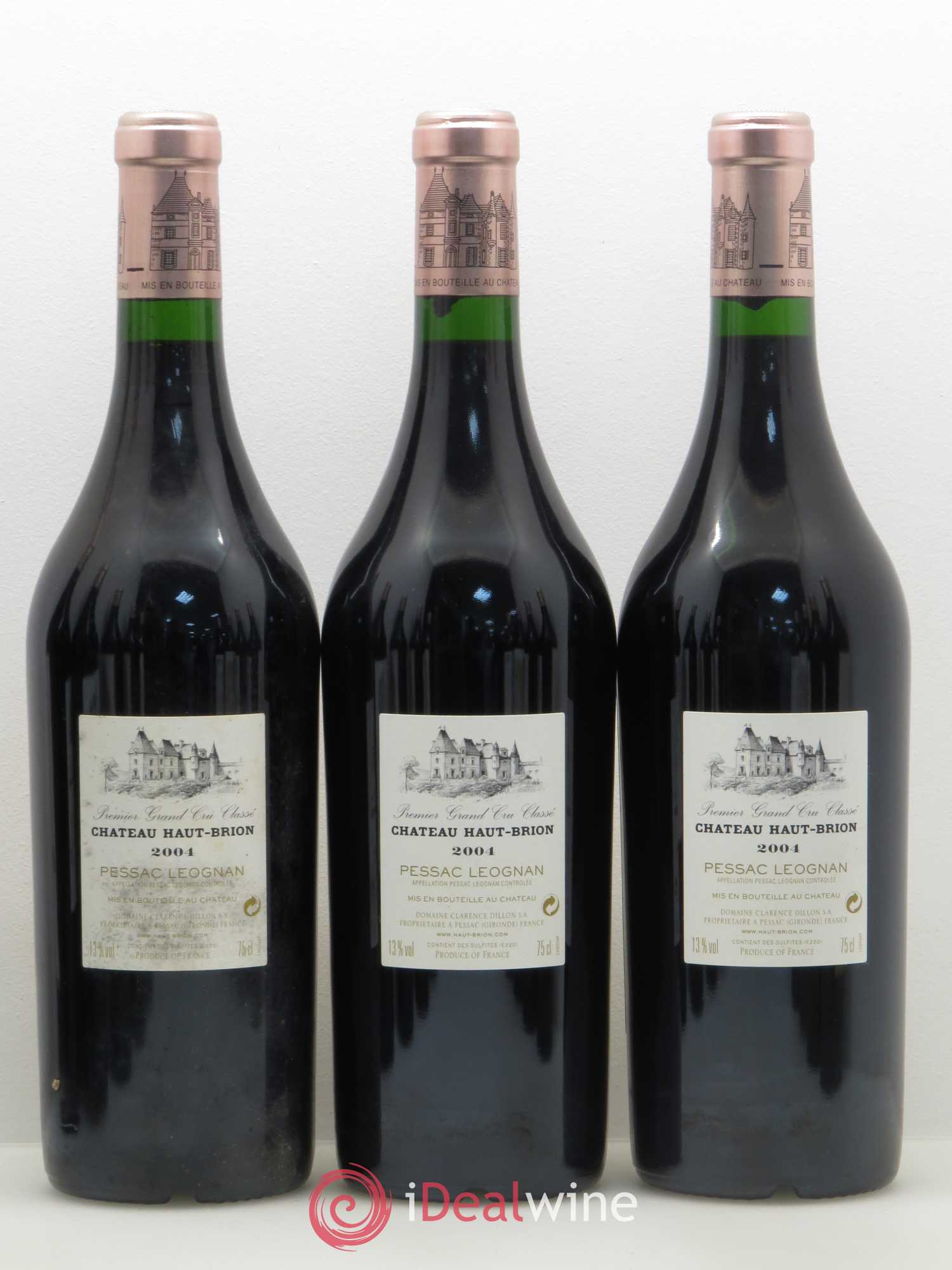 Château Haut Brion 1er Grand Cru Classé 2004 - Lot de 12 bouteilles - 8