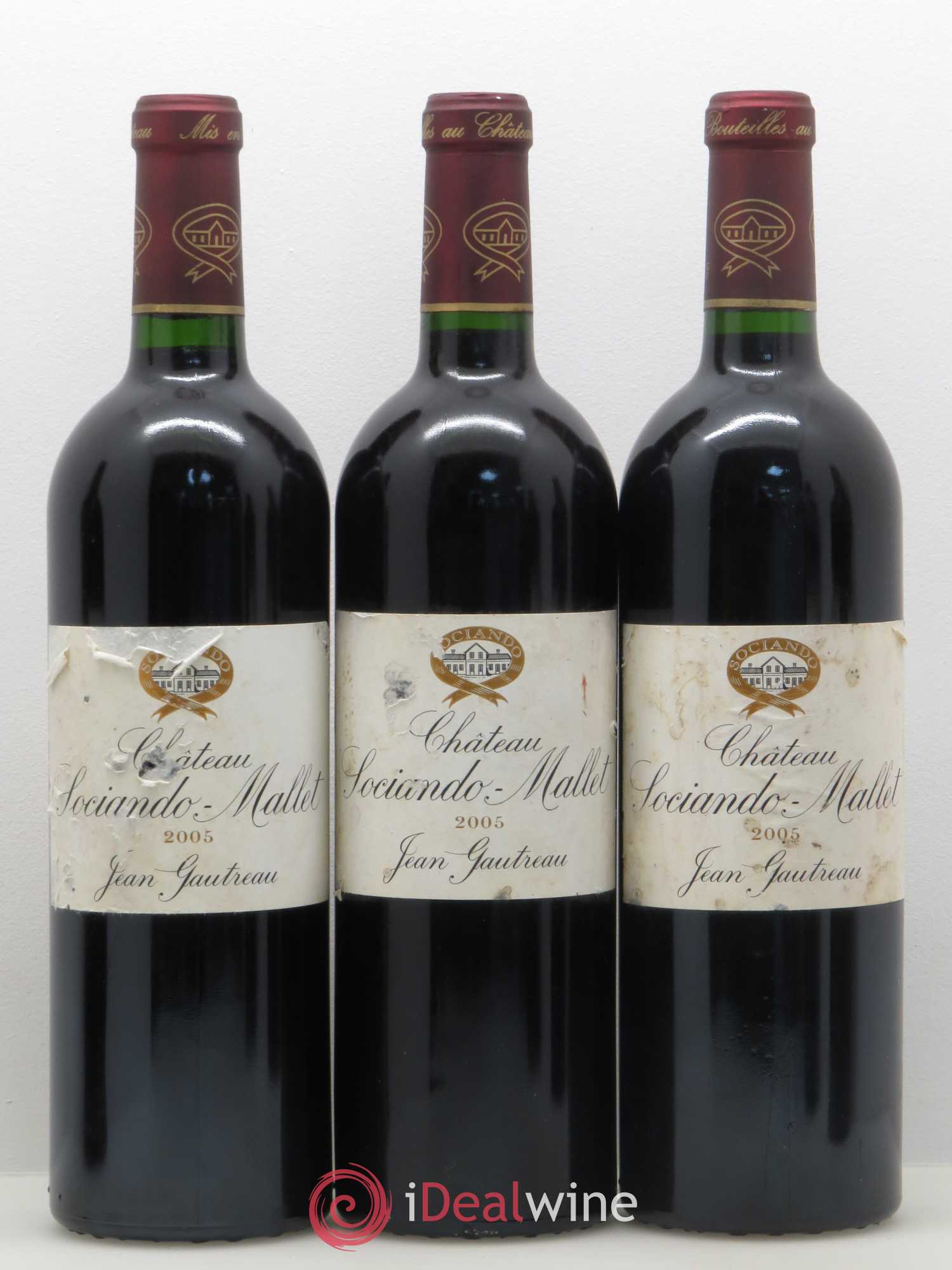 Château Sociando Mallet 2005 - Lot de 6 bouteilles - 2