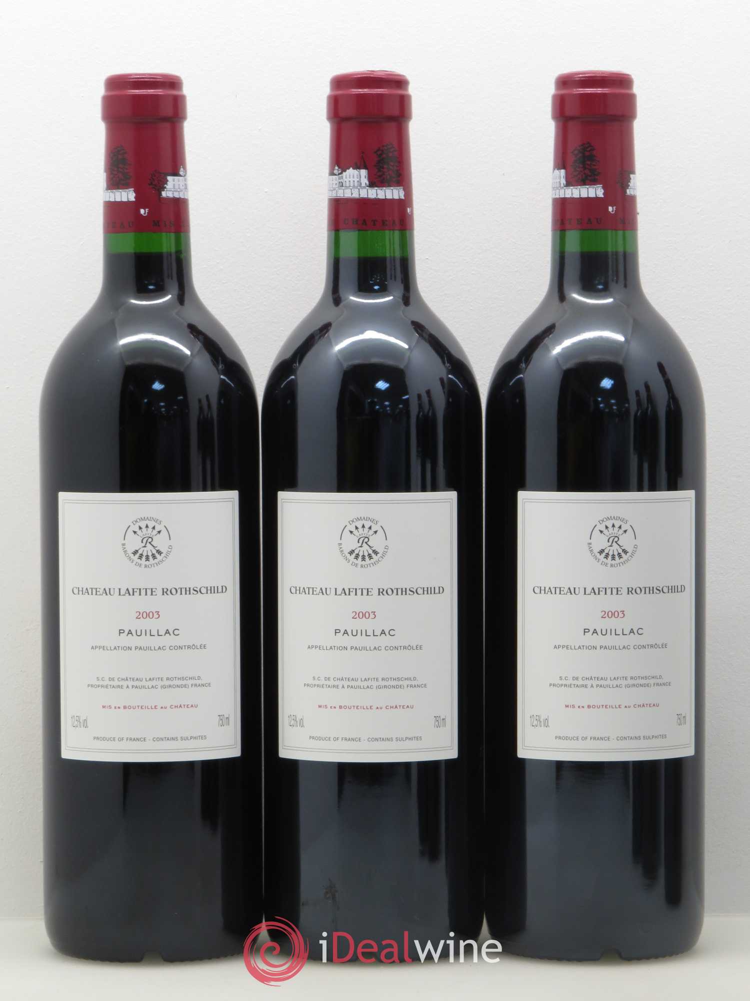 Château Lafite Rothschild 1er Grand Cru Classé 2003 - Lot de 6 bouteilles - 4