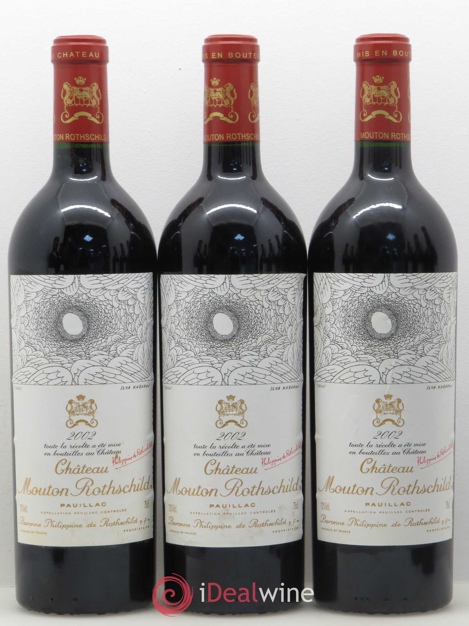 Château Mouton Rothschild 1er Grand Cru Classé 2002 - Lot de 12 bouteilles - 5