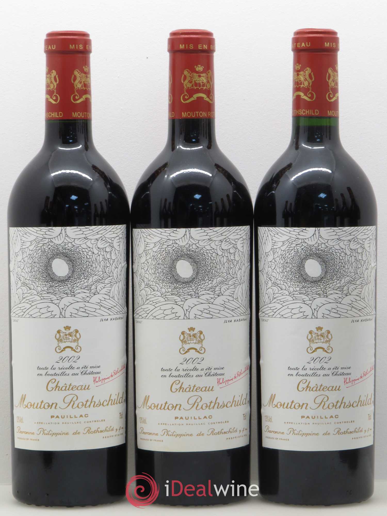 Château Mouton Rothschild 1er Grand Cru Classé 2002 - Lot de 12 bouteilles - 7