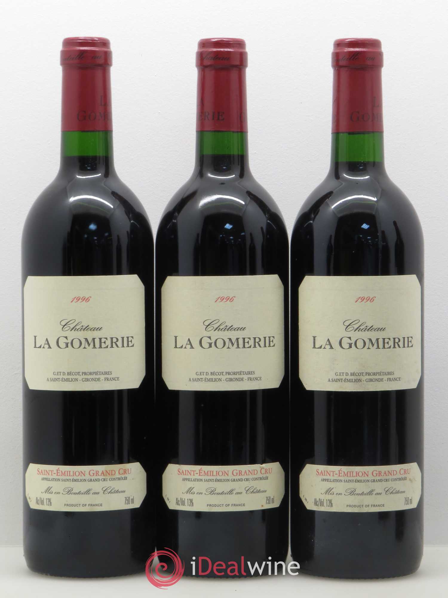 Château La Gomerie 1996 - Lot de 6 bouteilles - 2