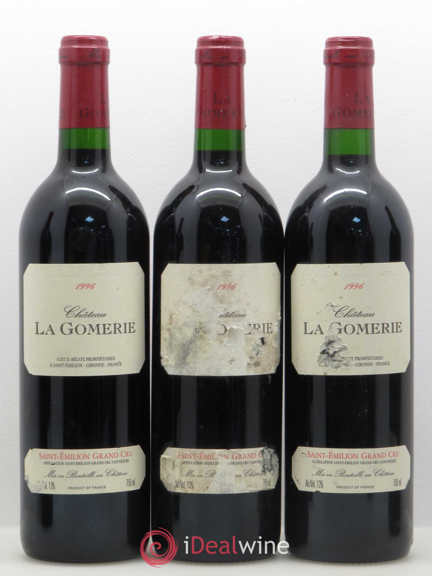 Château La Gomerie 1996 - Lot de 6 bouteilles - 2