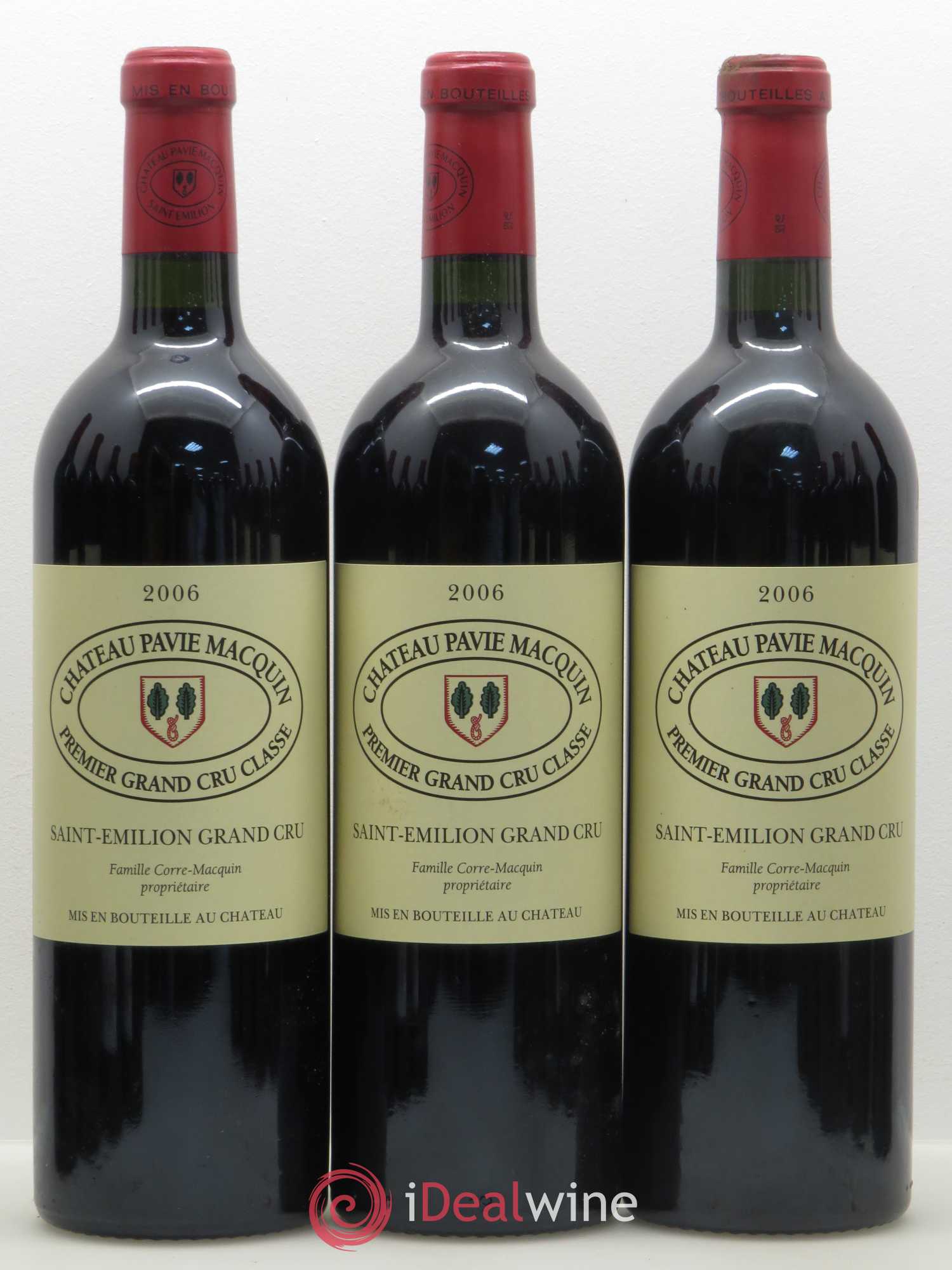 Château Pavie Macquin 1er Grand Cru Classé B 2006 - Lot de 12 bouteilles - 1