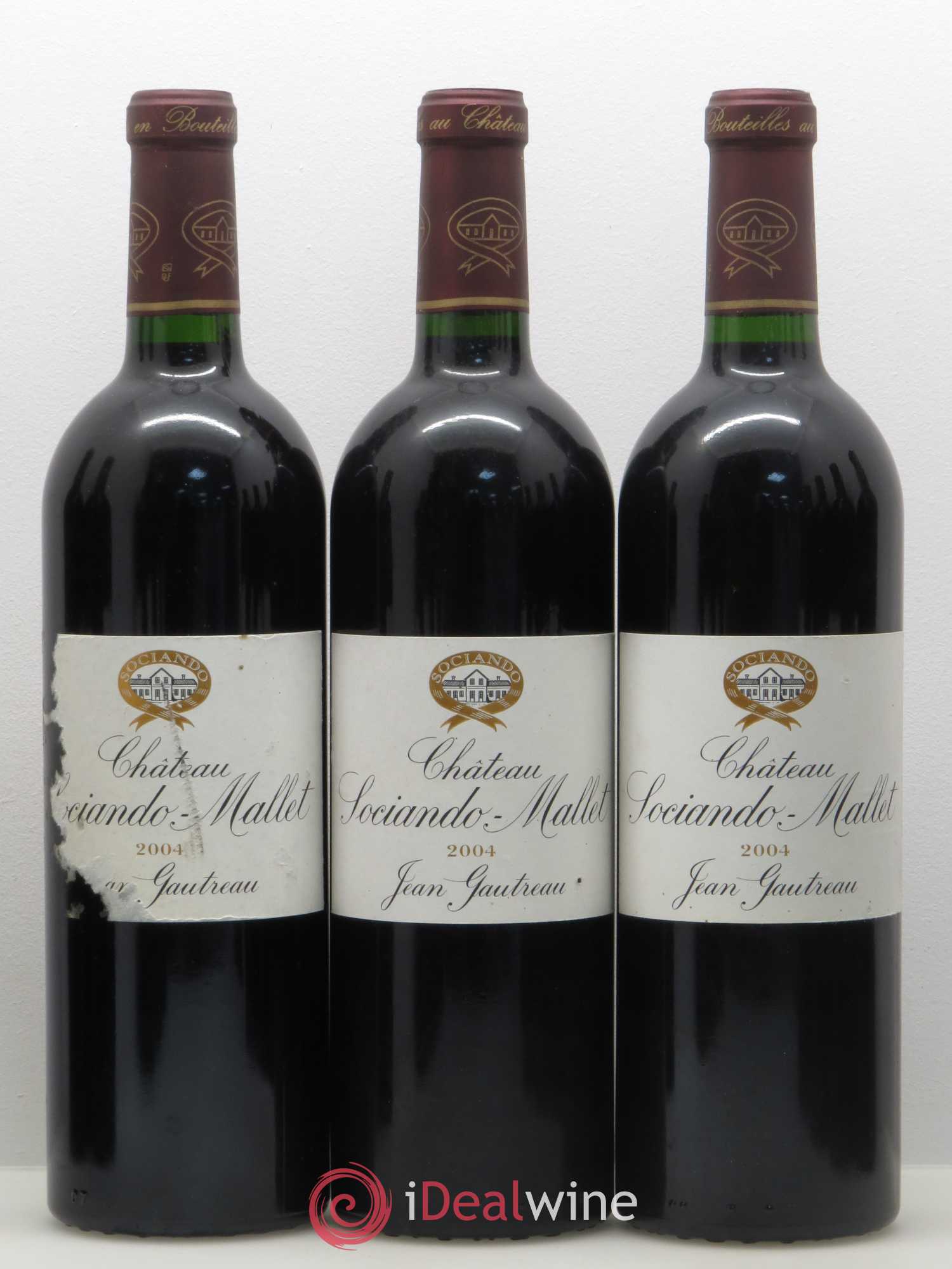 Château Sociando Mallet 2004 - Lot de 12 bouteilles - 2