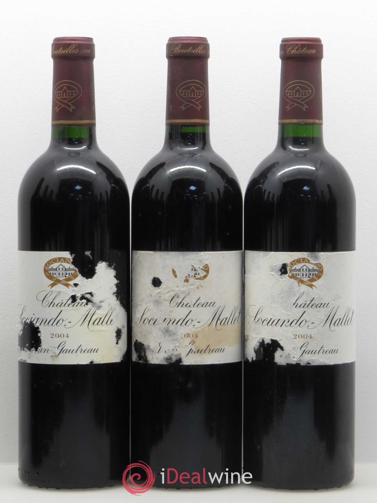 Château Sociando Mallet 2004 - Lot de 12 bouteilles - 4