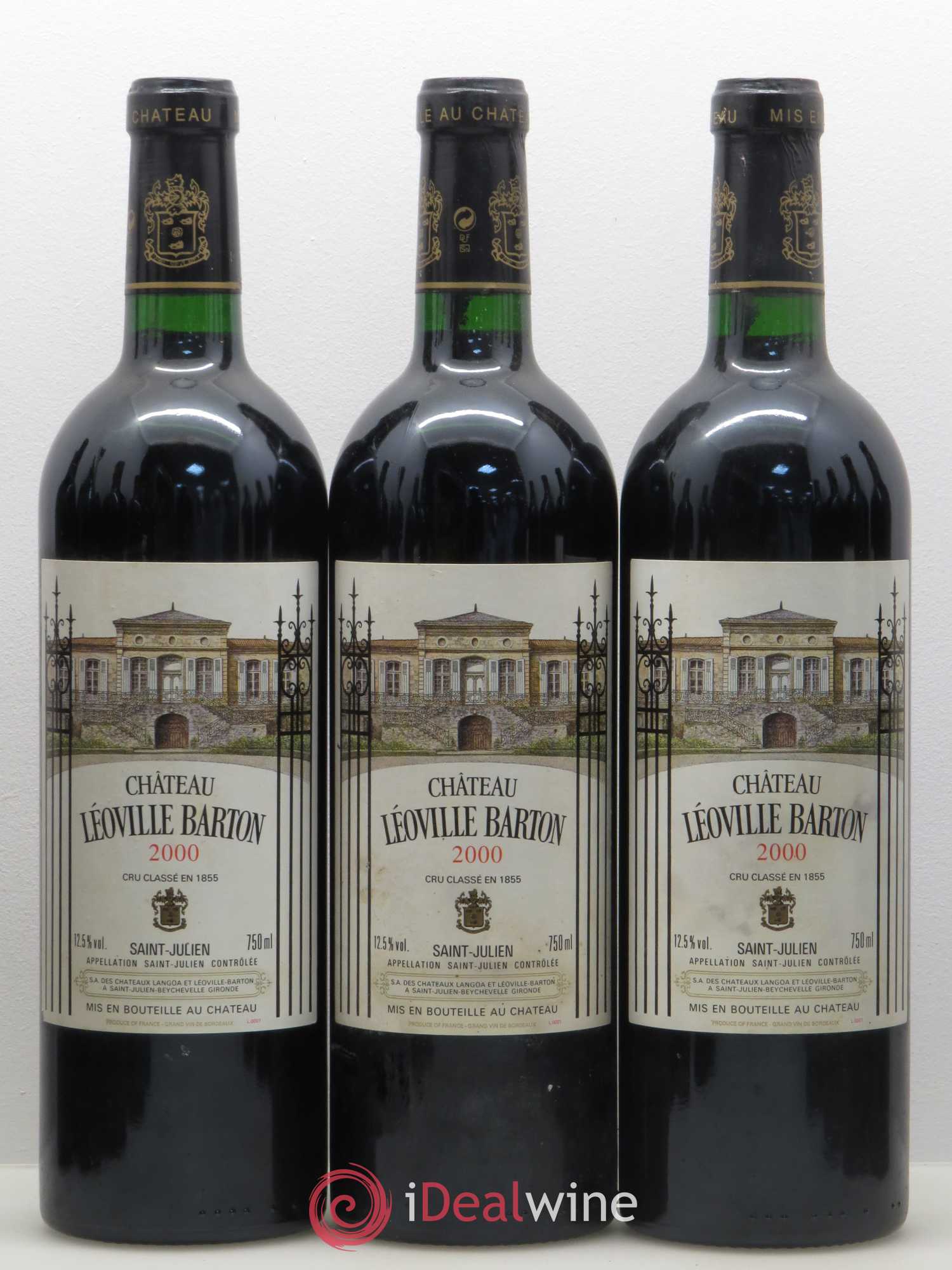 Château Léoville Barton 2ème Grand Cru Classé 2000 - Lot de 12 bouteilles - 1