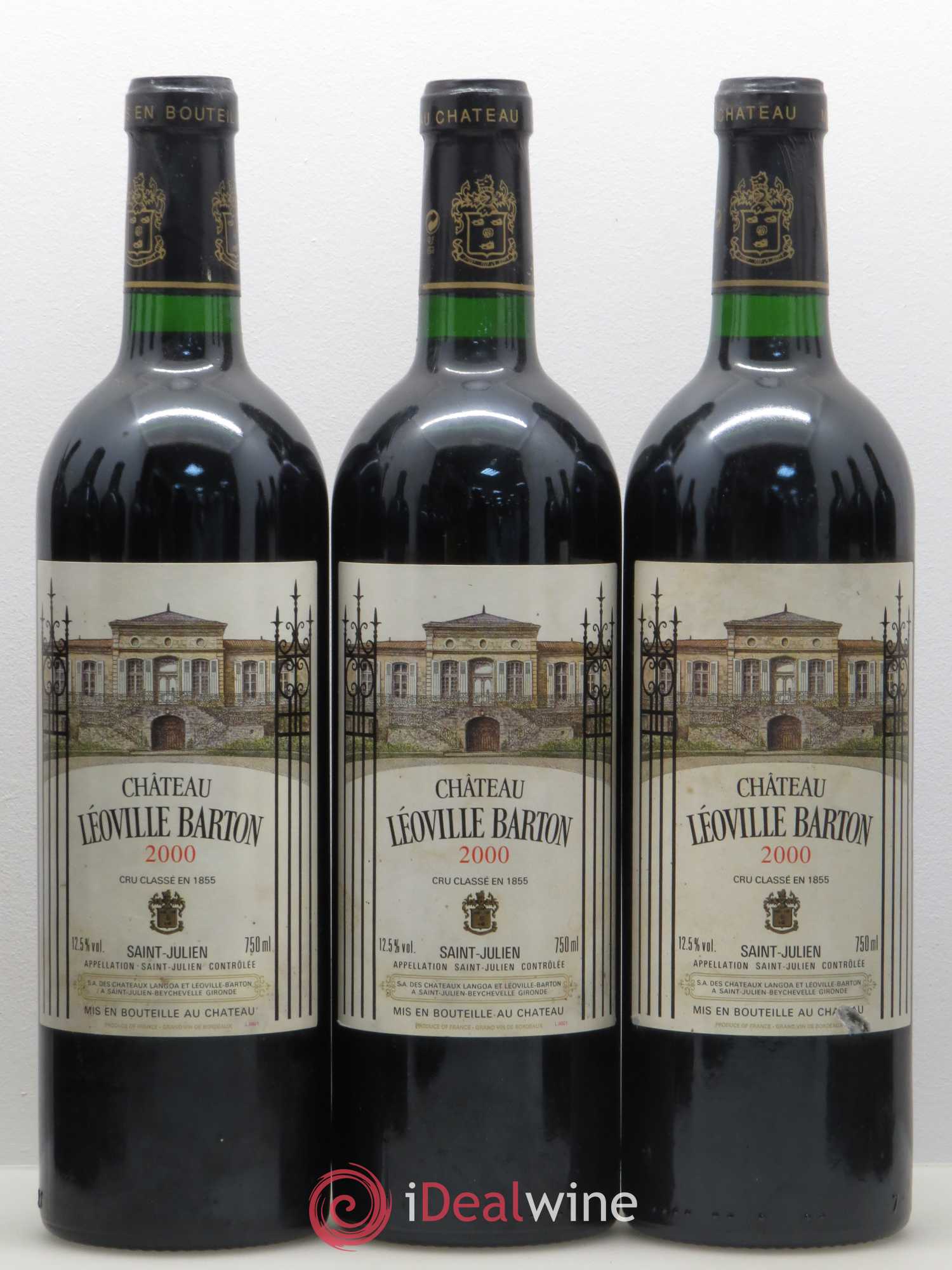Château Léoville Barton 2ème Grand Cru Classé 2000 - Lot de 12 bouteilles - 2