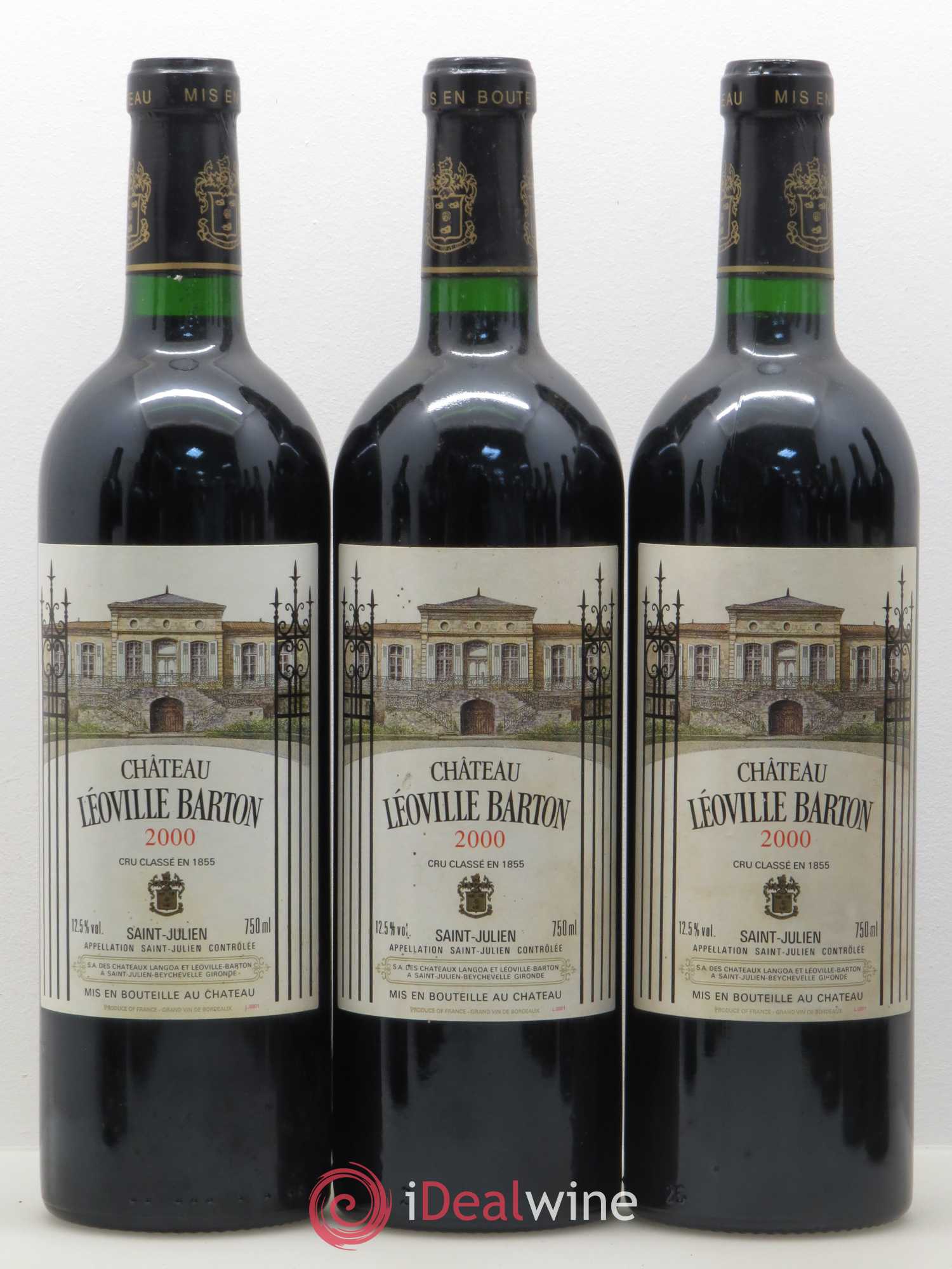 Château Léoville Barton 2ème Grand Cru Classé 2000 - Lot de 12 bouteilles - 4