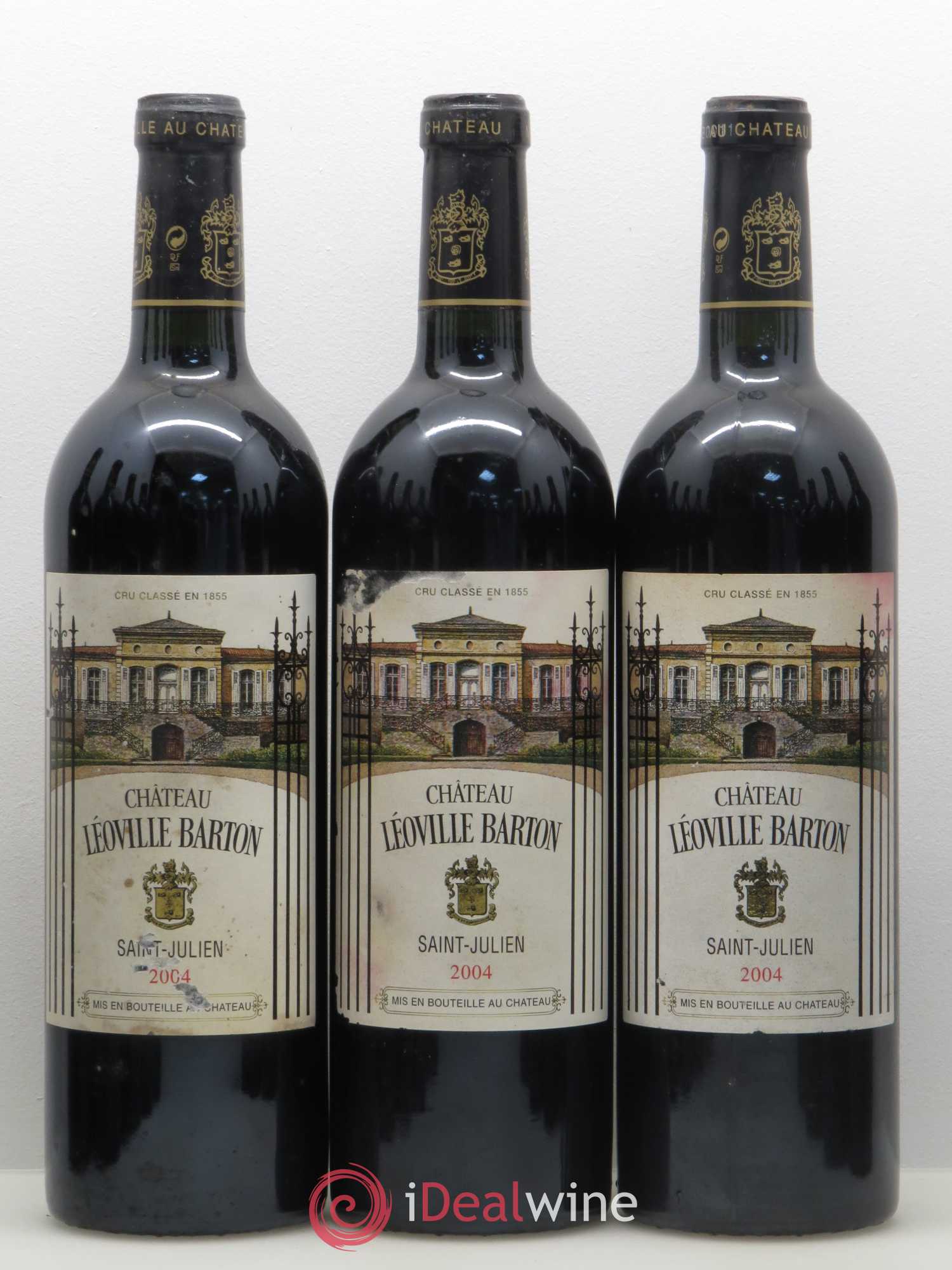 Château Léoville Barton 2ème Grand Cru Classé 2004 - Lot de 12 bouteilles - 1