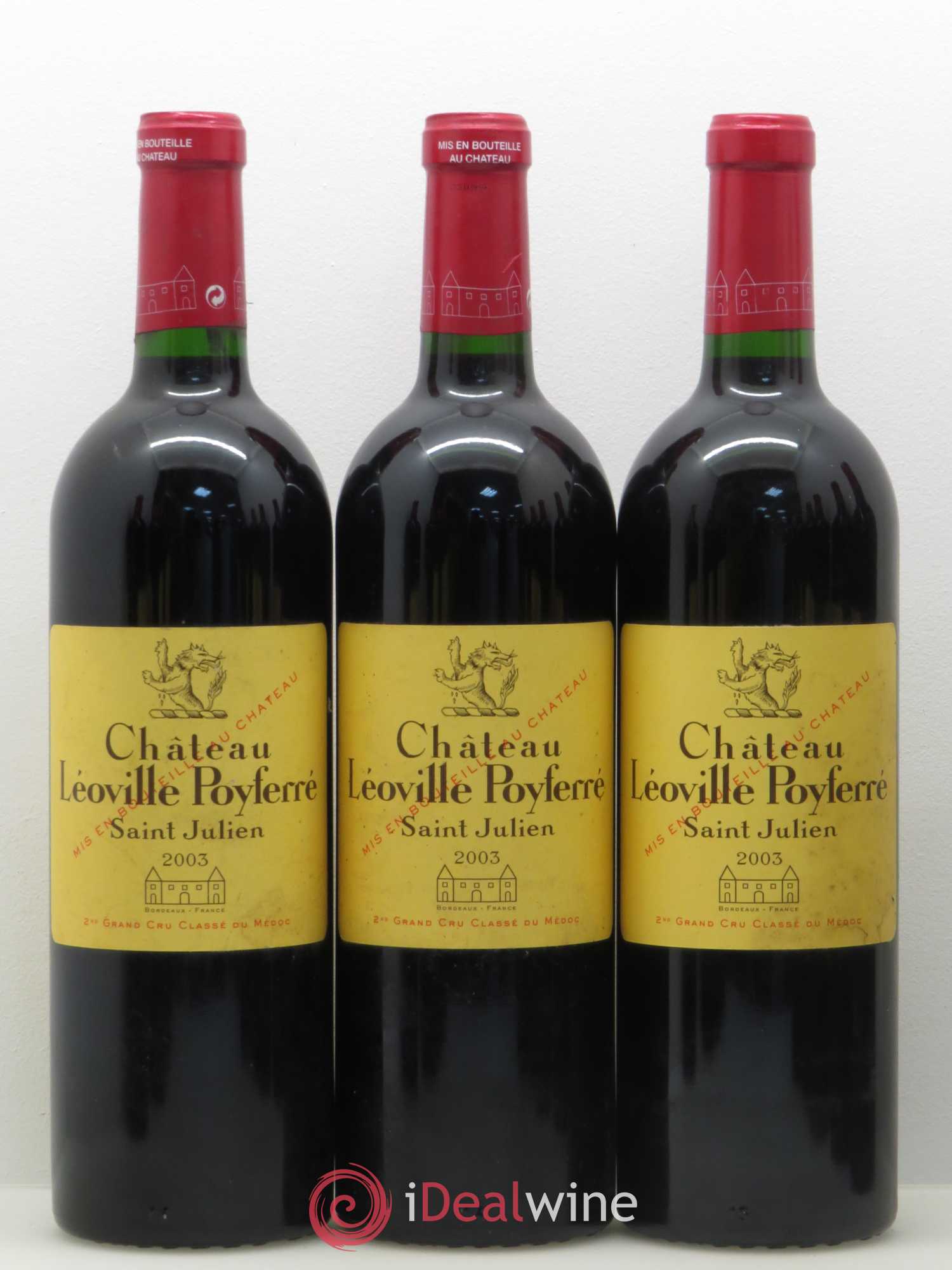 Château Léoville Poyferré 2ème Grand Cru Classé 2003 - Lot de 12 bouteilles - 4