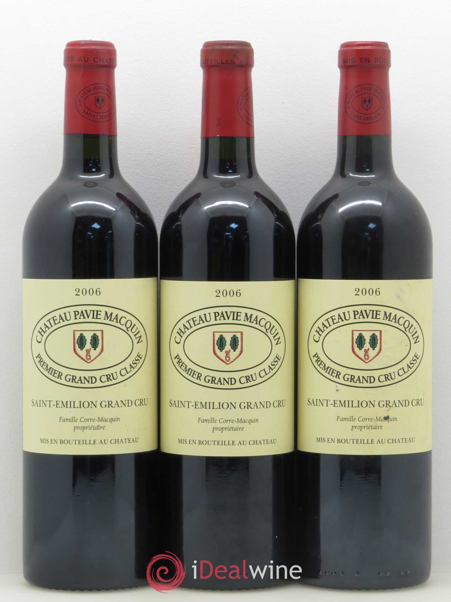 Château Pavie Macquin 1er Grand Cru Classé B 2006 - Lot de 6 bouteilles - 1