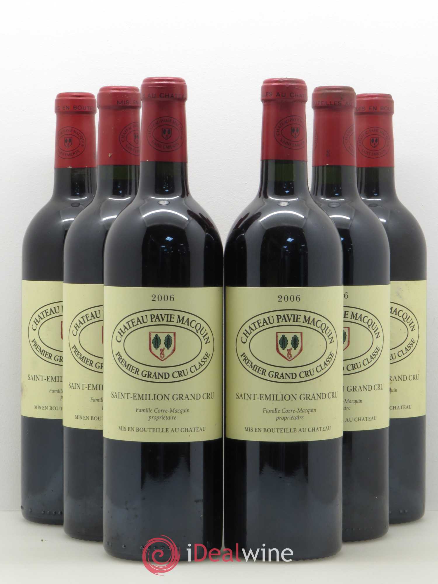 Château Pavie Macquin 1er Grand Cru Classé B 2006 - Lot de 6 bouteilles - 0