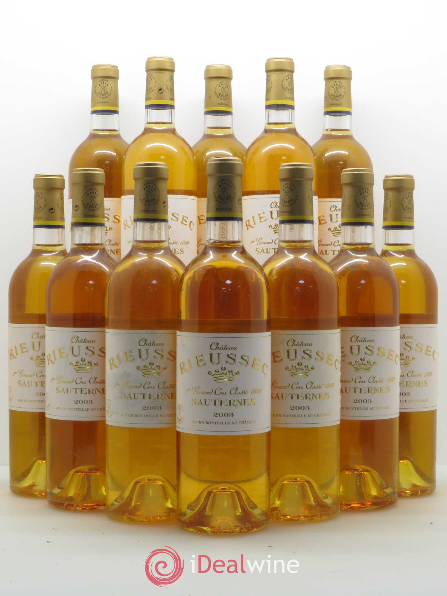 Château Rieussec 1er Grand Cru Classé 2003 - Lotto di 12 bottiglie - 0