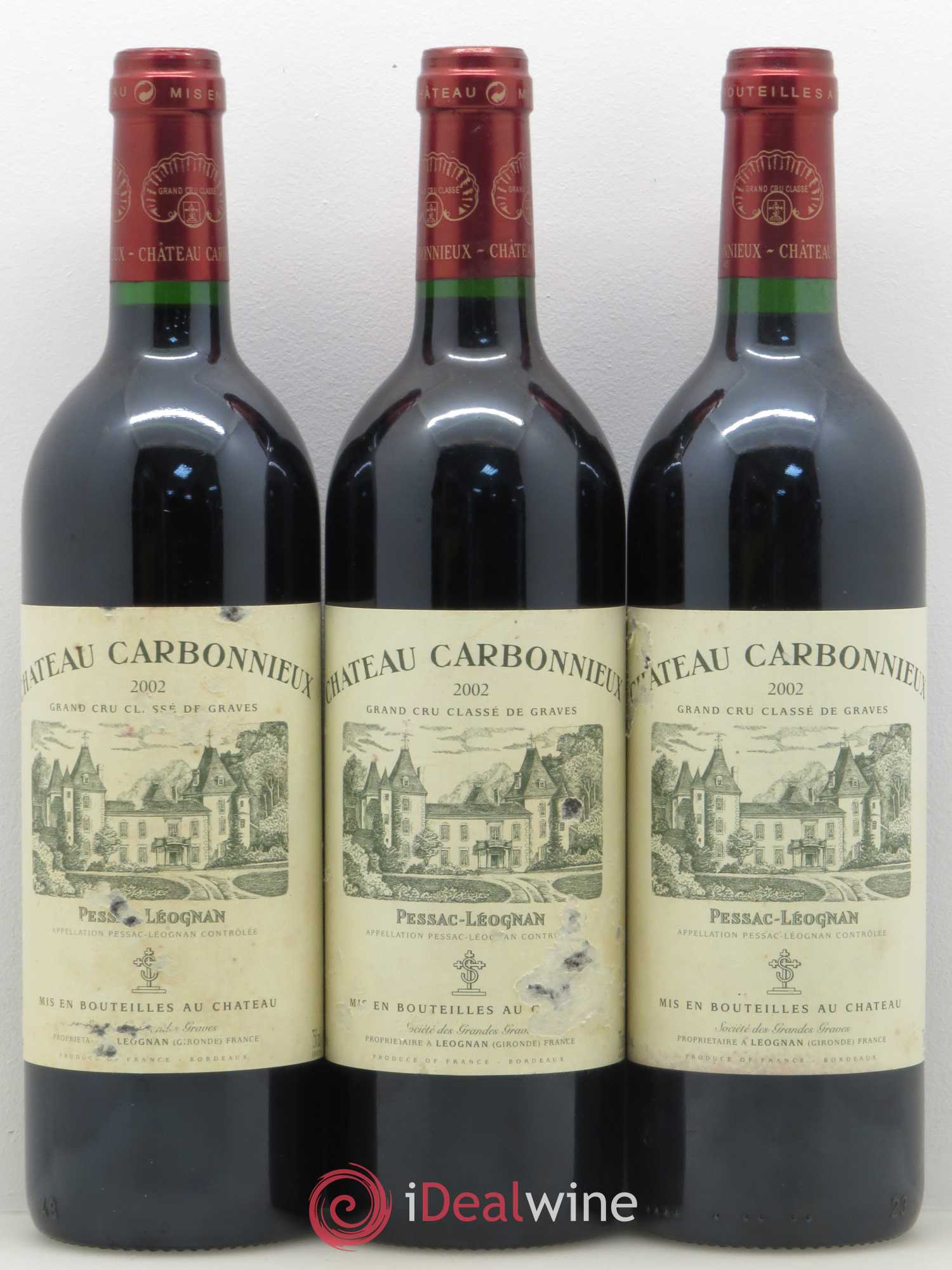 Château Carbonnieux Cru Classé de Graves 2002 - Lot de 12 bouteilles - 4
