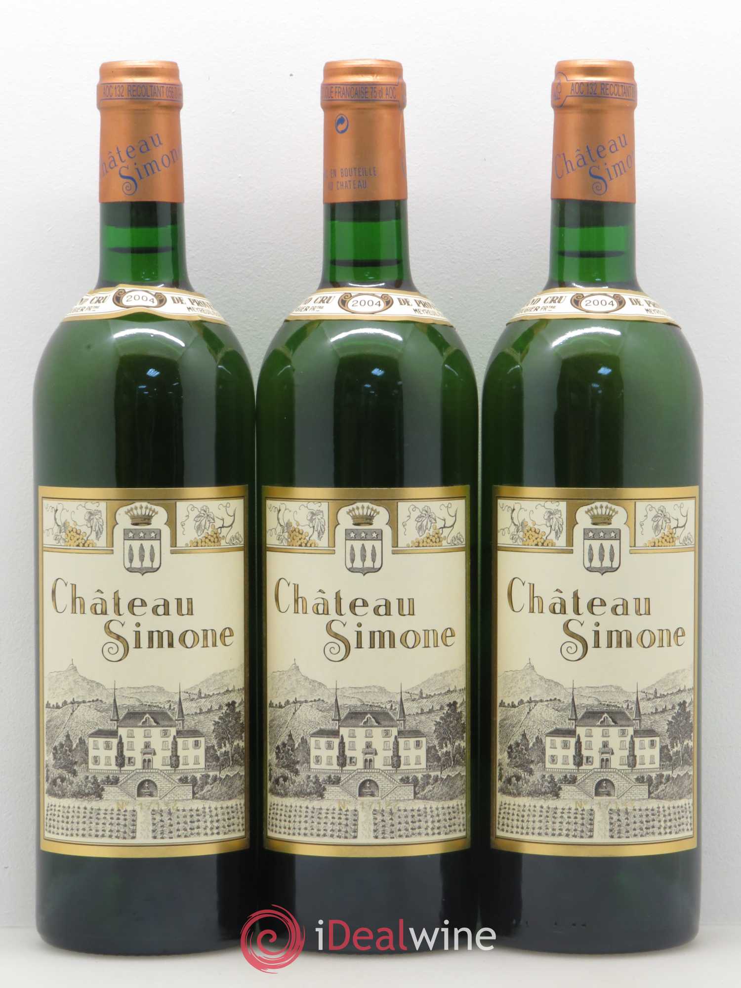 Palette Château Simone Famille Rougier 2004 - Posten von 12 Flaschen - 1