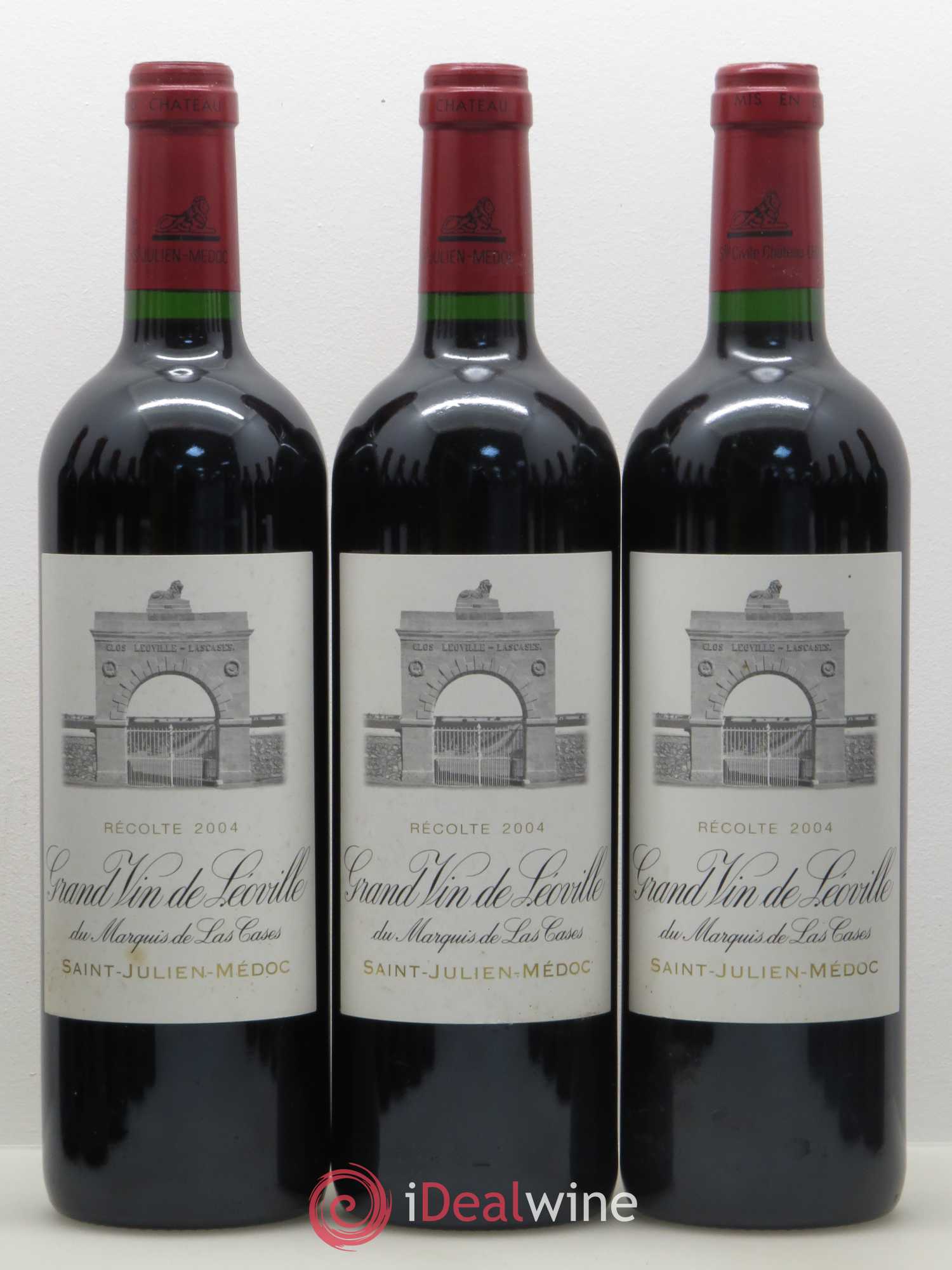 Château Léoville Las Cases 2ème Grand Cru Classé 2004 - Lot de 12 bouteilles - 1