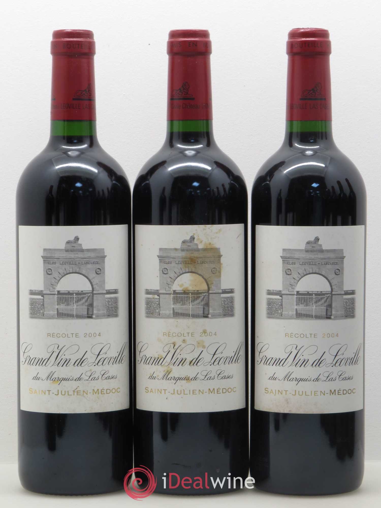 Château Léoville Las Cases 2ème Grand Cru Classé 2004 - Lot de 12 bouteilles - 4