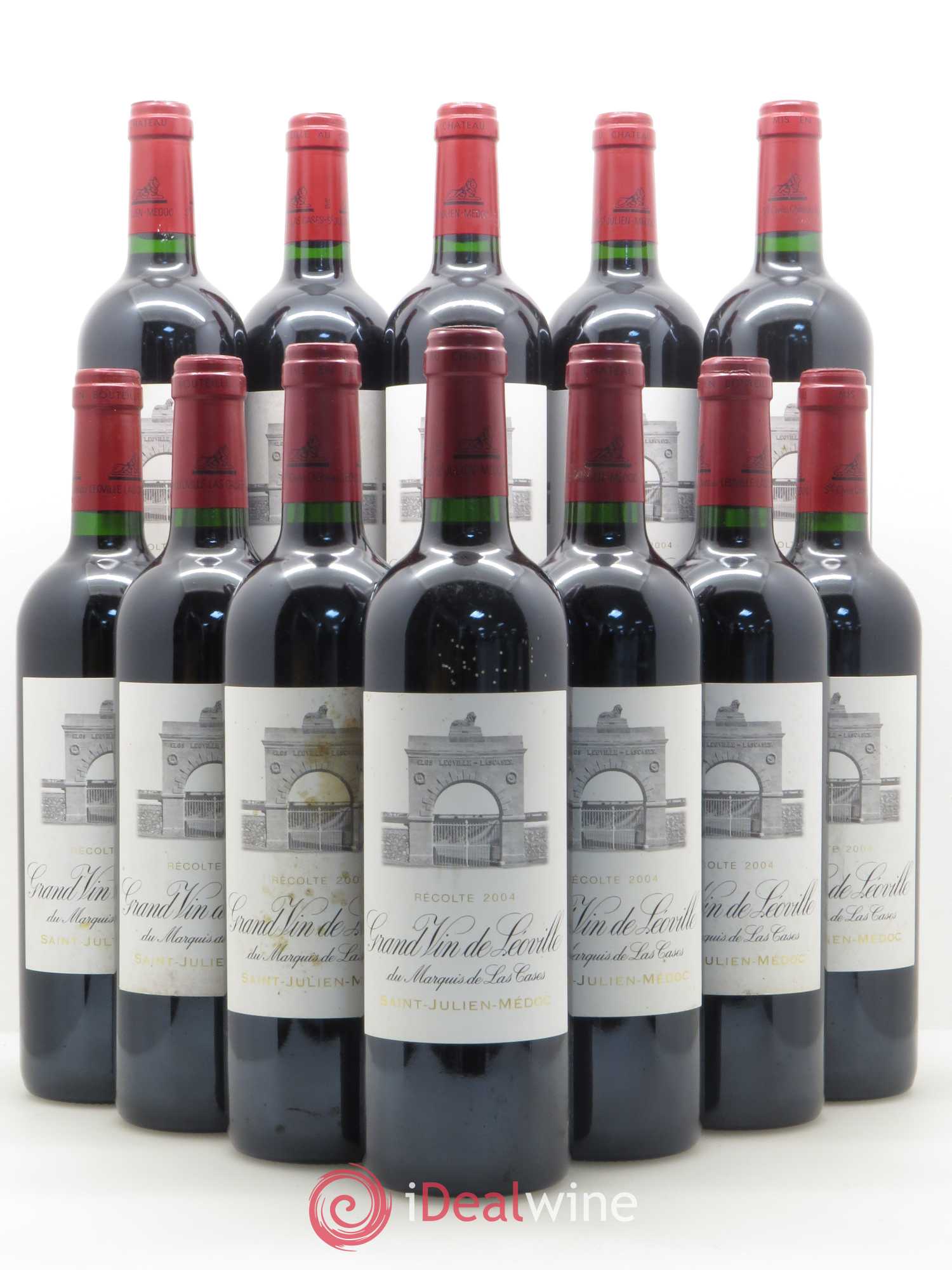 Château Léoville Las Cases 2ème Grand Cru Classé 2004 - Lot de 12 bouteilles - 0