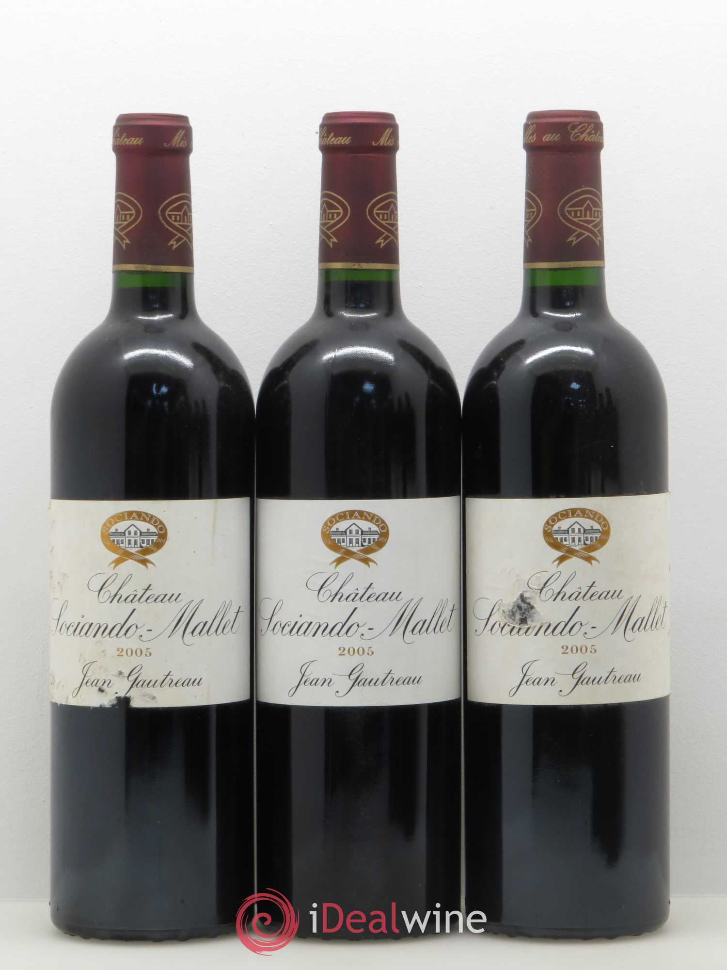 Château Sociando Mallet 2005 - Lot de 6 bouteilles - 2