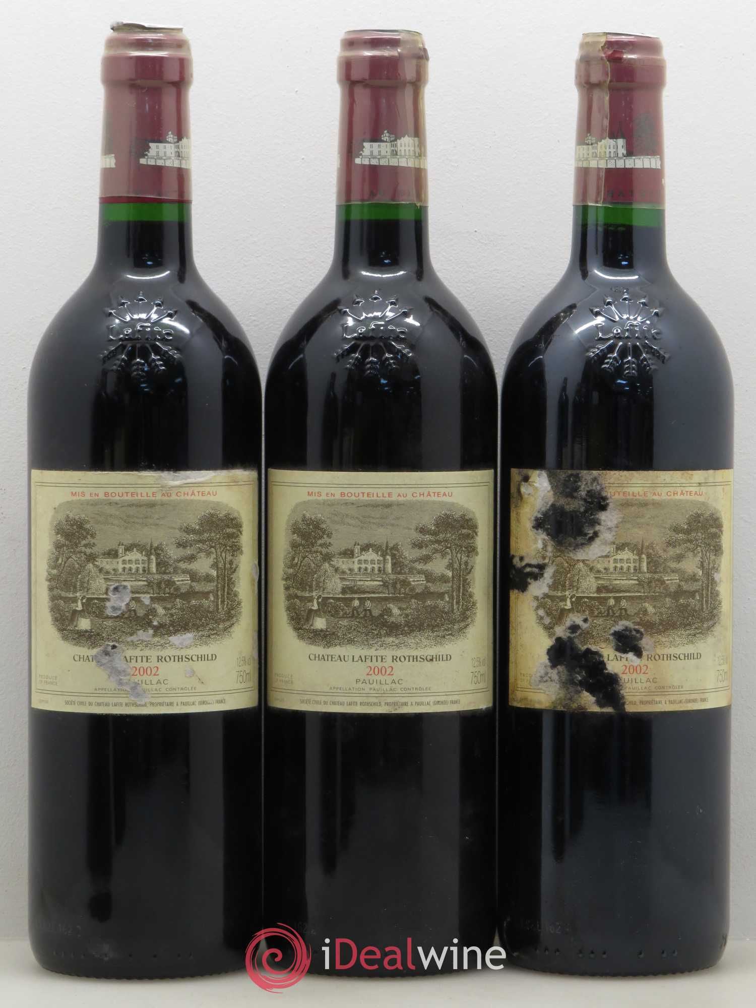 Château Lafite Rothschild 1er Grand Cru Classé 2002 - Lot de 6 bouteilles - 2