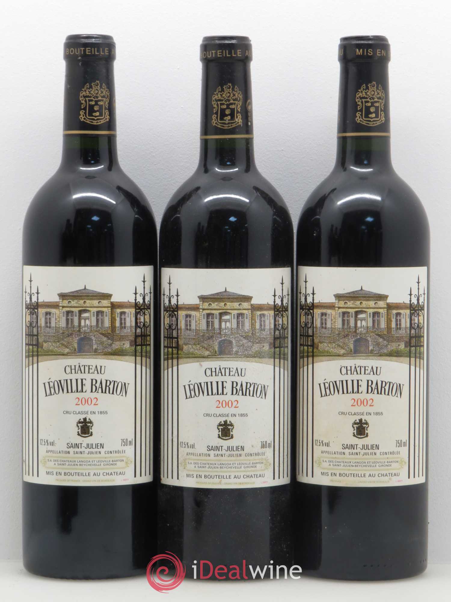 Château Léoville Barton 2ème Grand Cru Classé 2002 - Lot de 12 bouteilles - 4