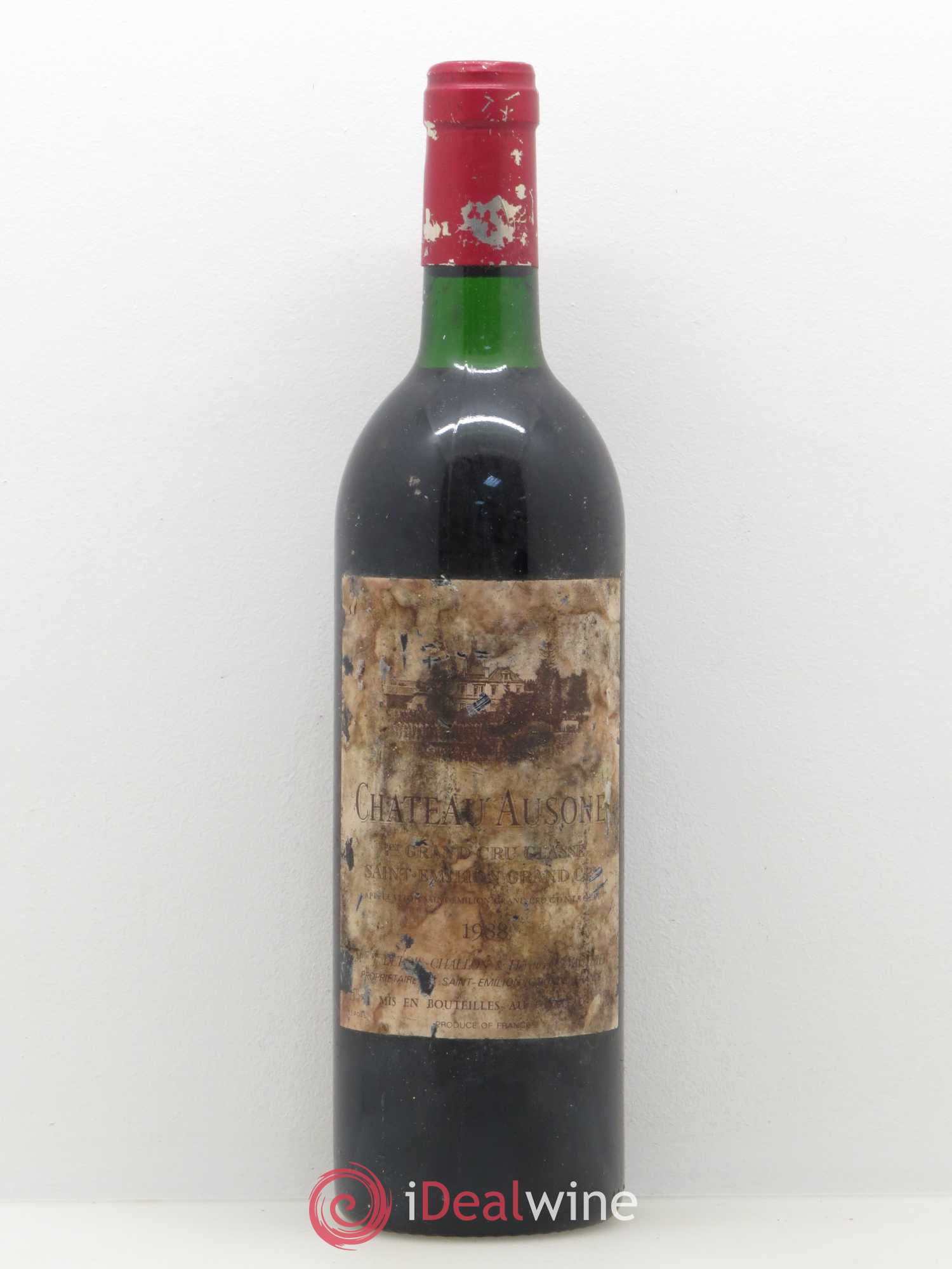 Château Ausone 1er Grand Cru Classé A 1988 - Lot de 1 bouteille - 0