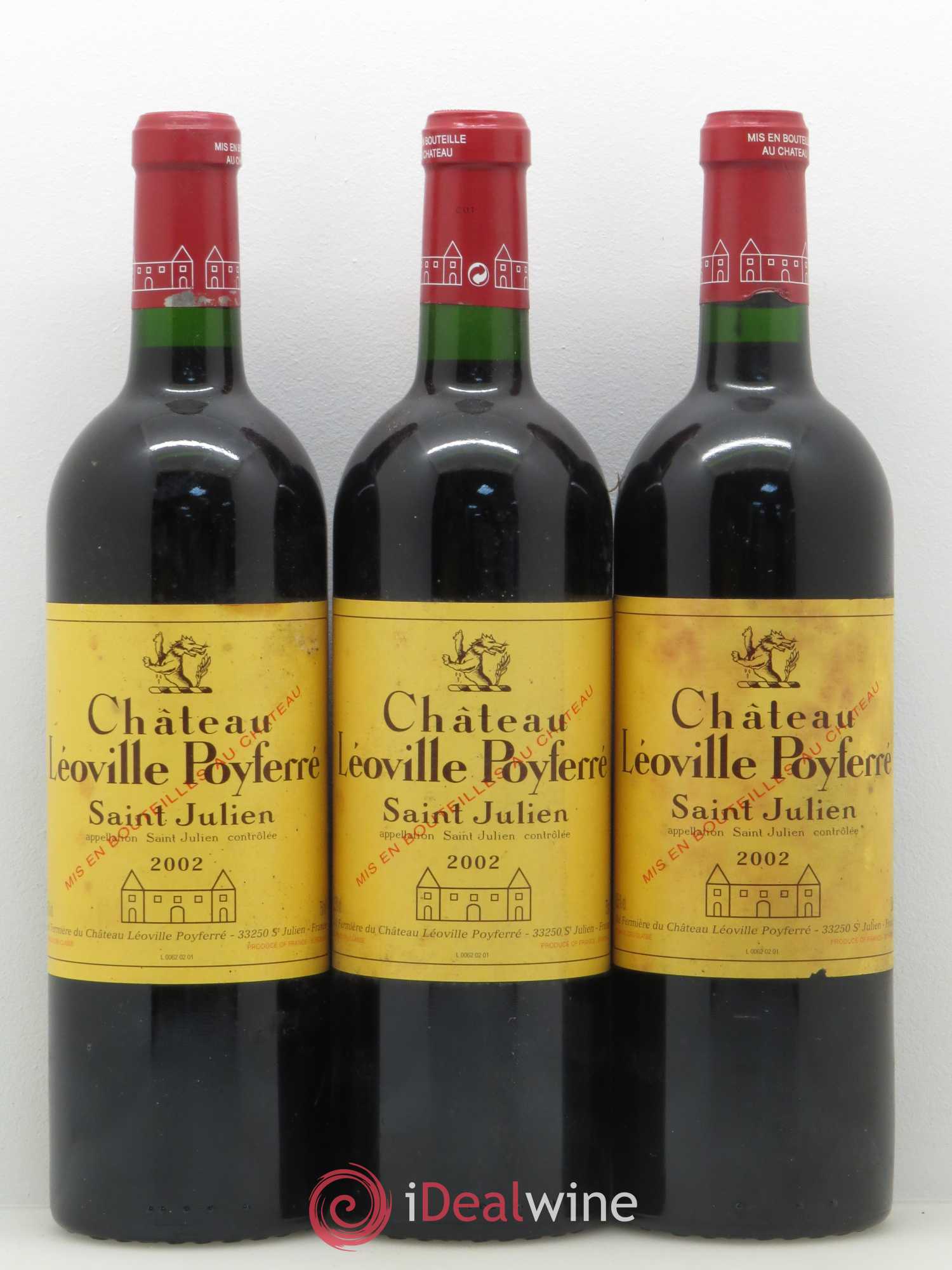 Château Léoville Poyferré 2ème Grand Cru Classé 2002 - Lot de 12 bouteilles - 4