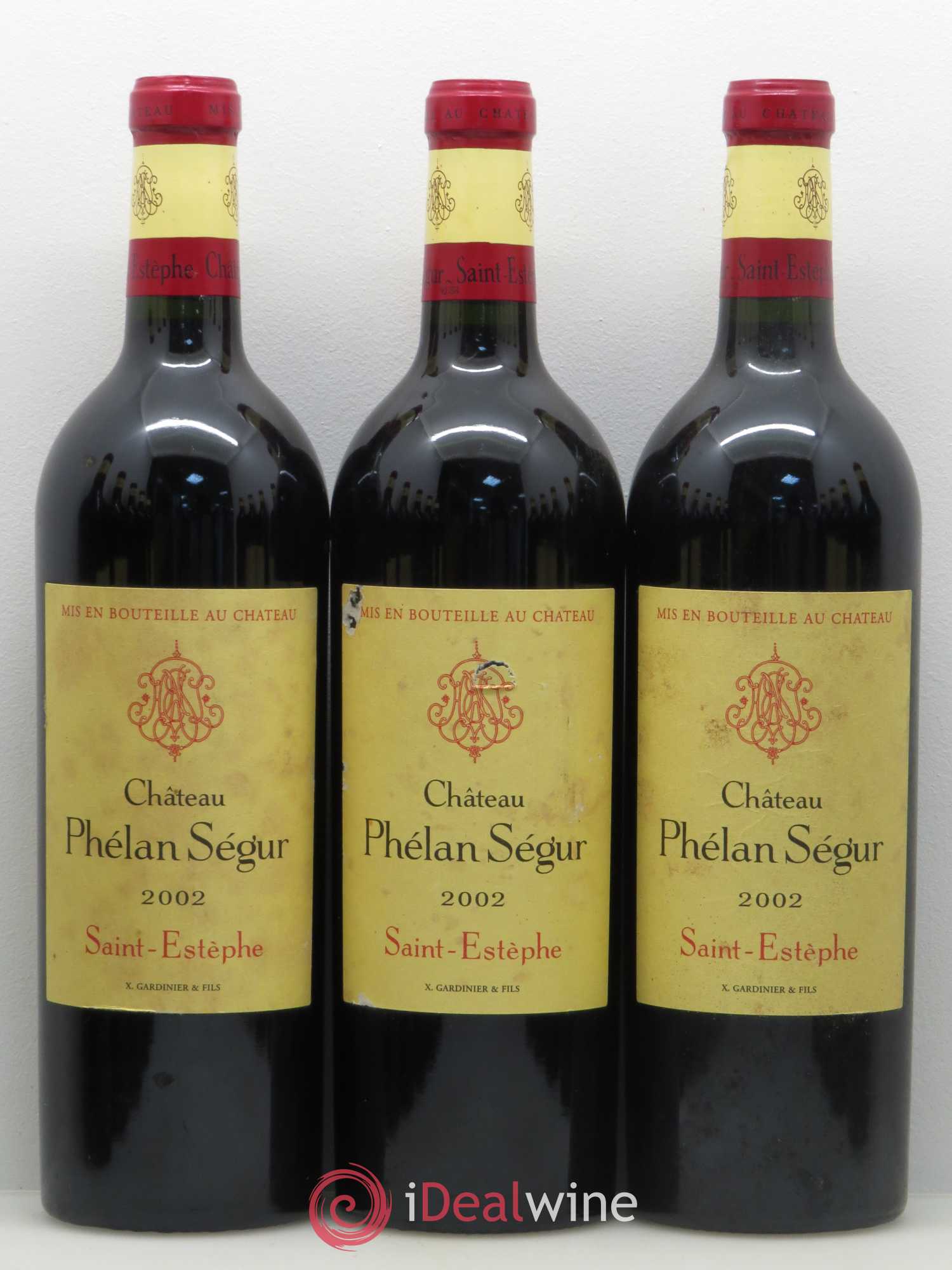 Château Phélan Ségur 2002 - Lot de 12 bouteilles - 1